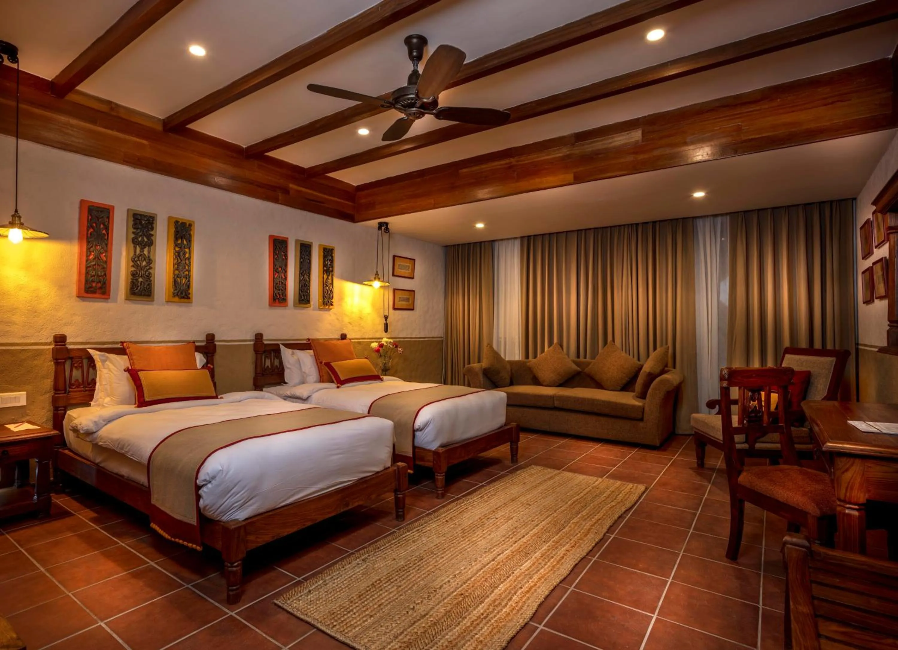 Bed in Nepali Ghar Hotel, Thamel - Your Home In Nepal