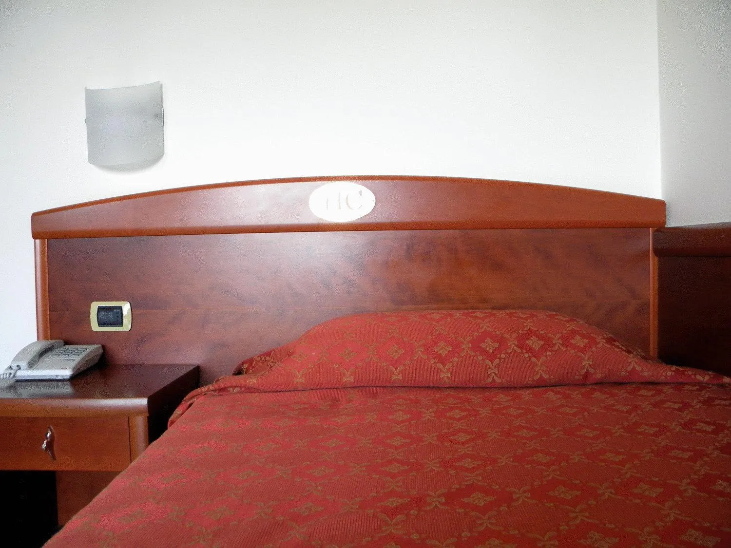 Bed in Hotel Corone