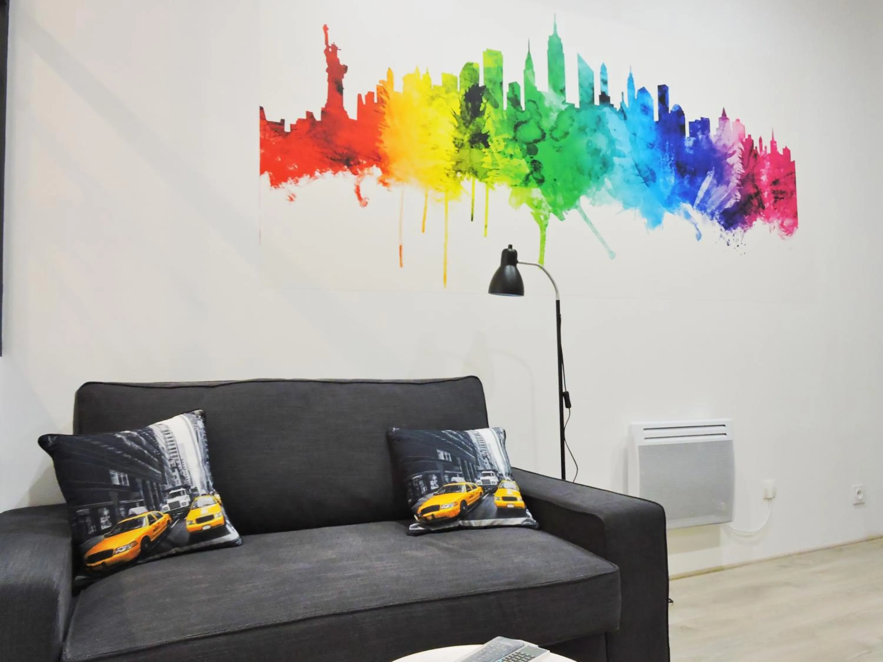 Living room in Loft NYC - Hyper centre