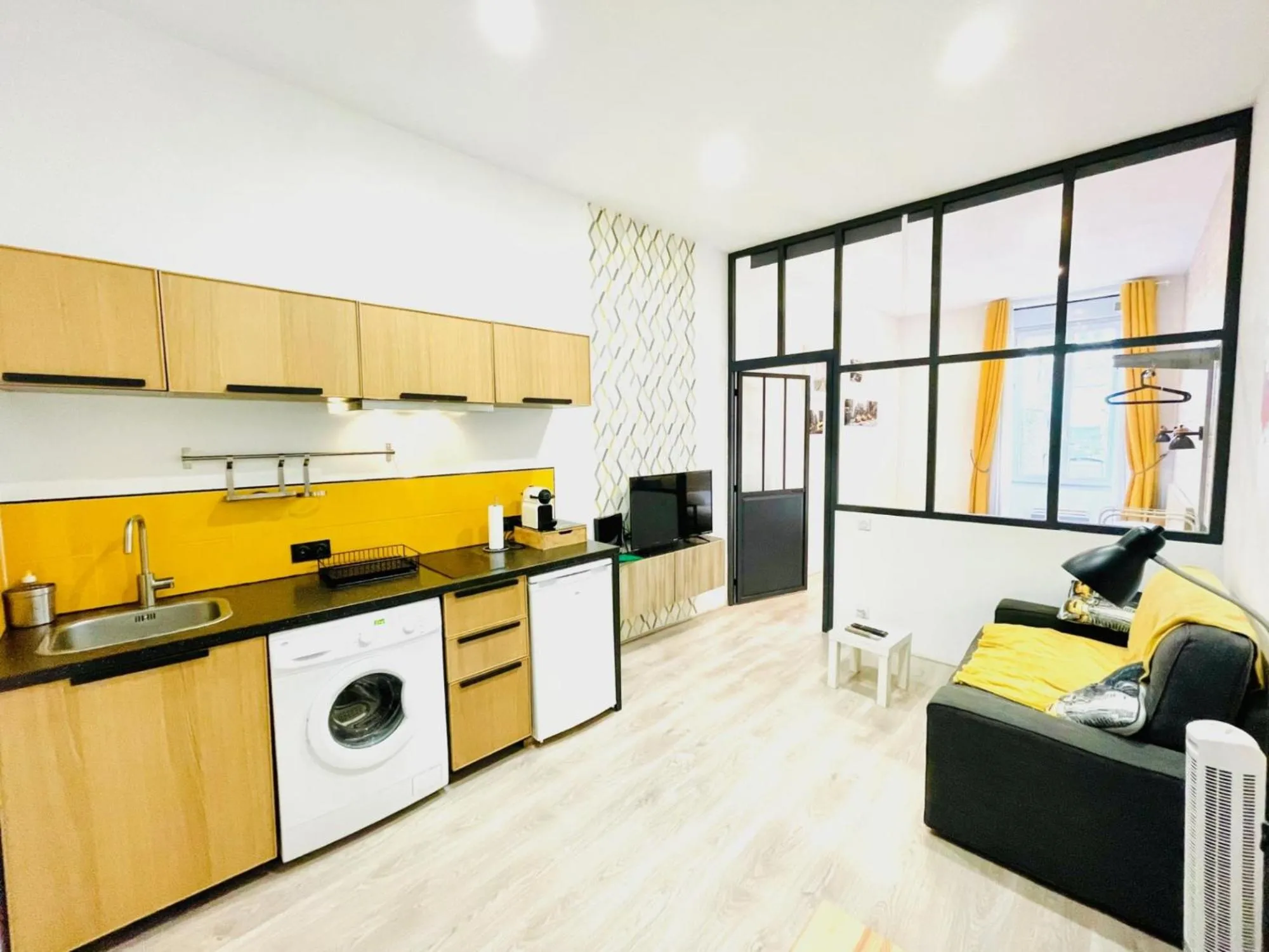 Living room in Loft NYC - Hyper centre