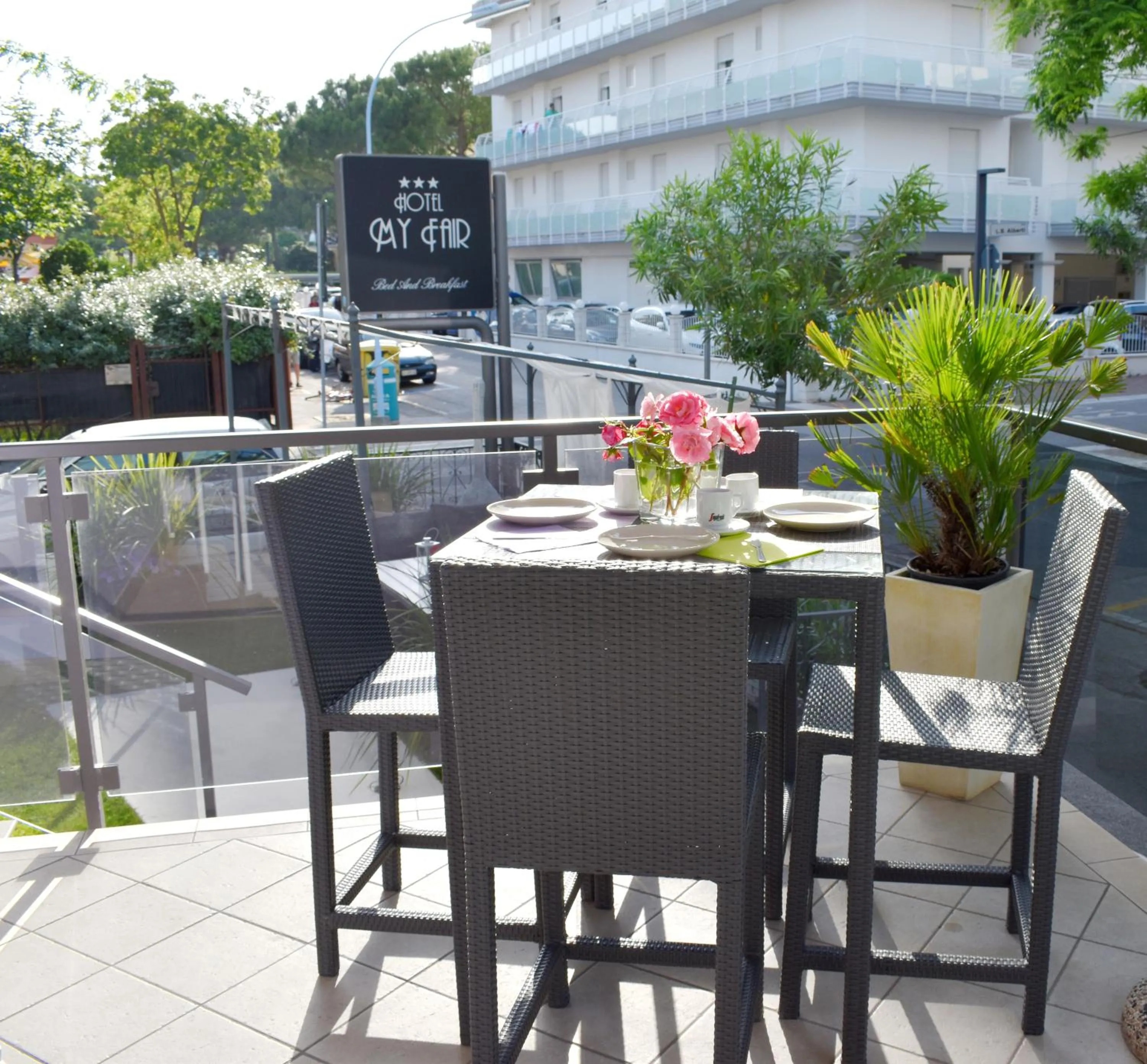 Balcony/Terrace in Hotel My Fair