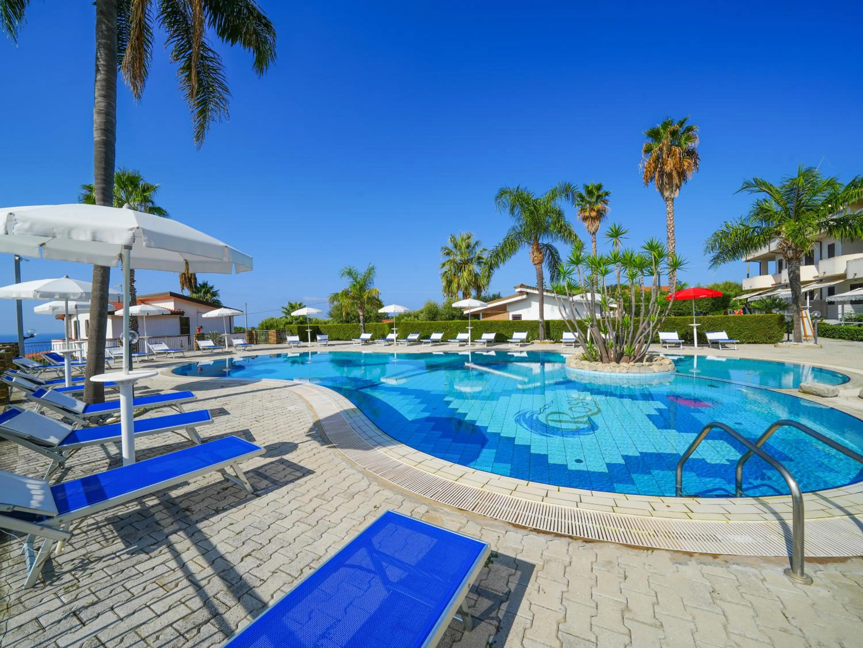 Pool view in Rosy Hotel Residence