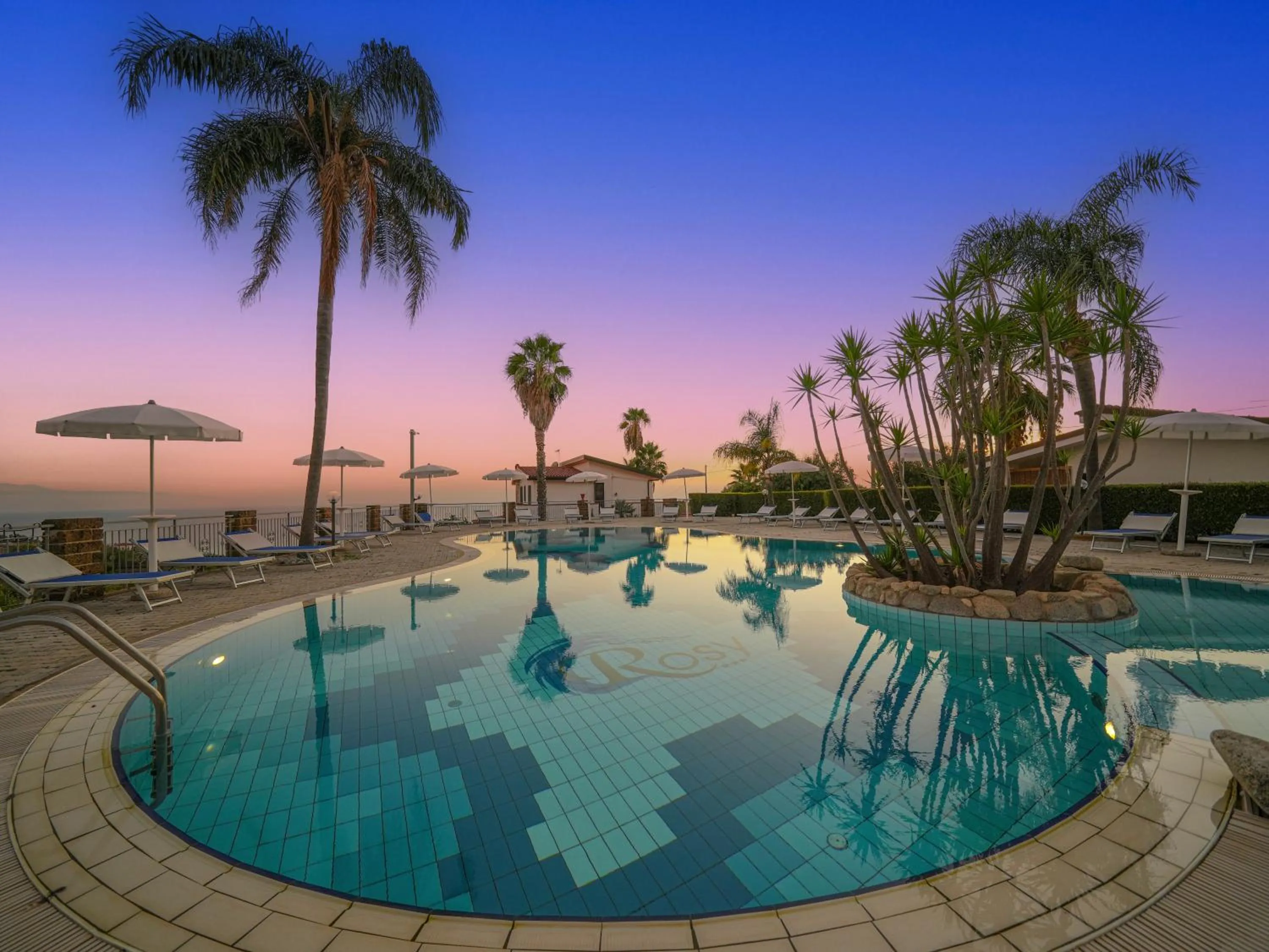 Pool view in Rosy Hotel Residence