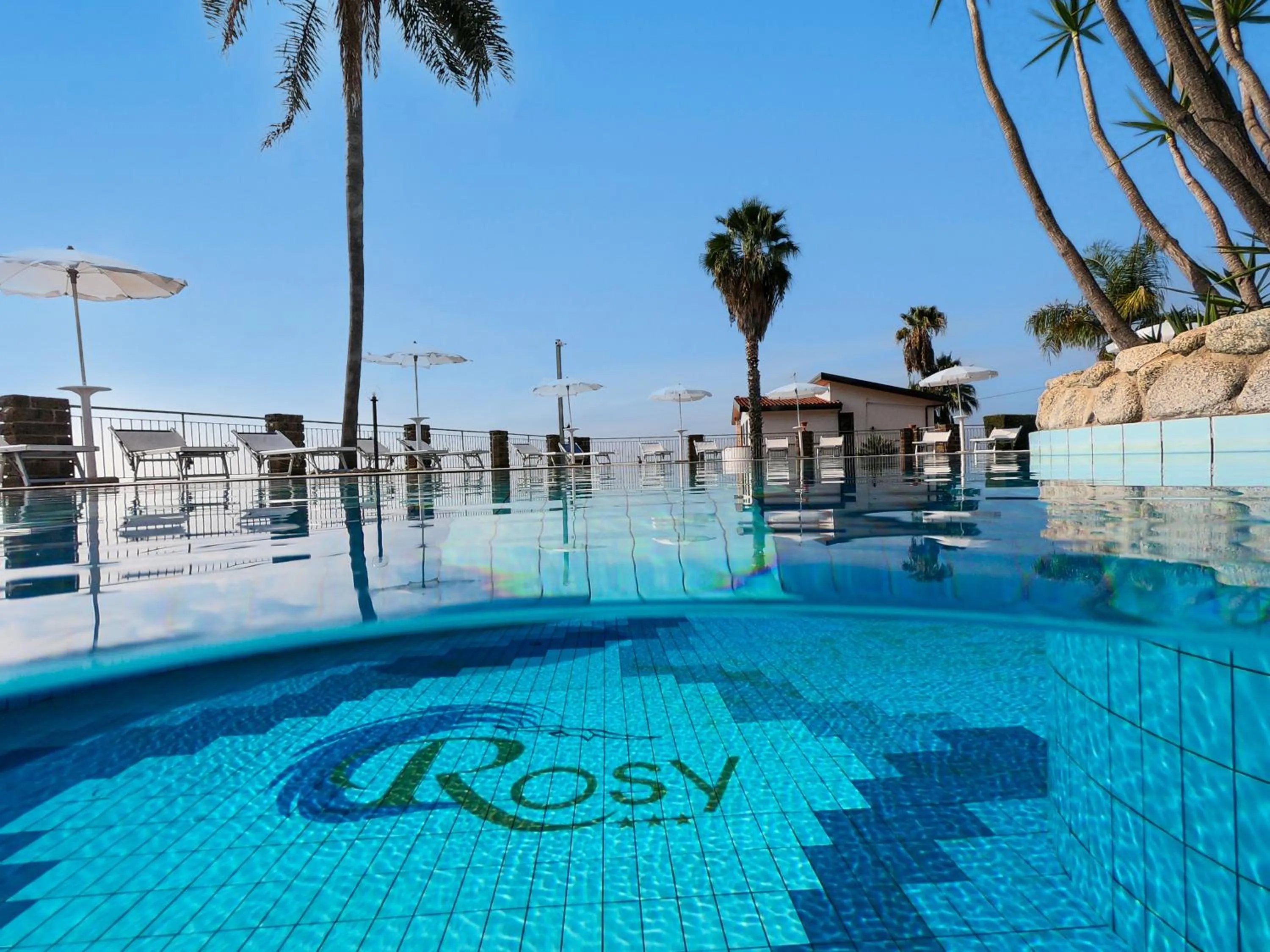 Pool view in Rosy Hotel Residence