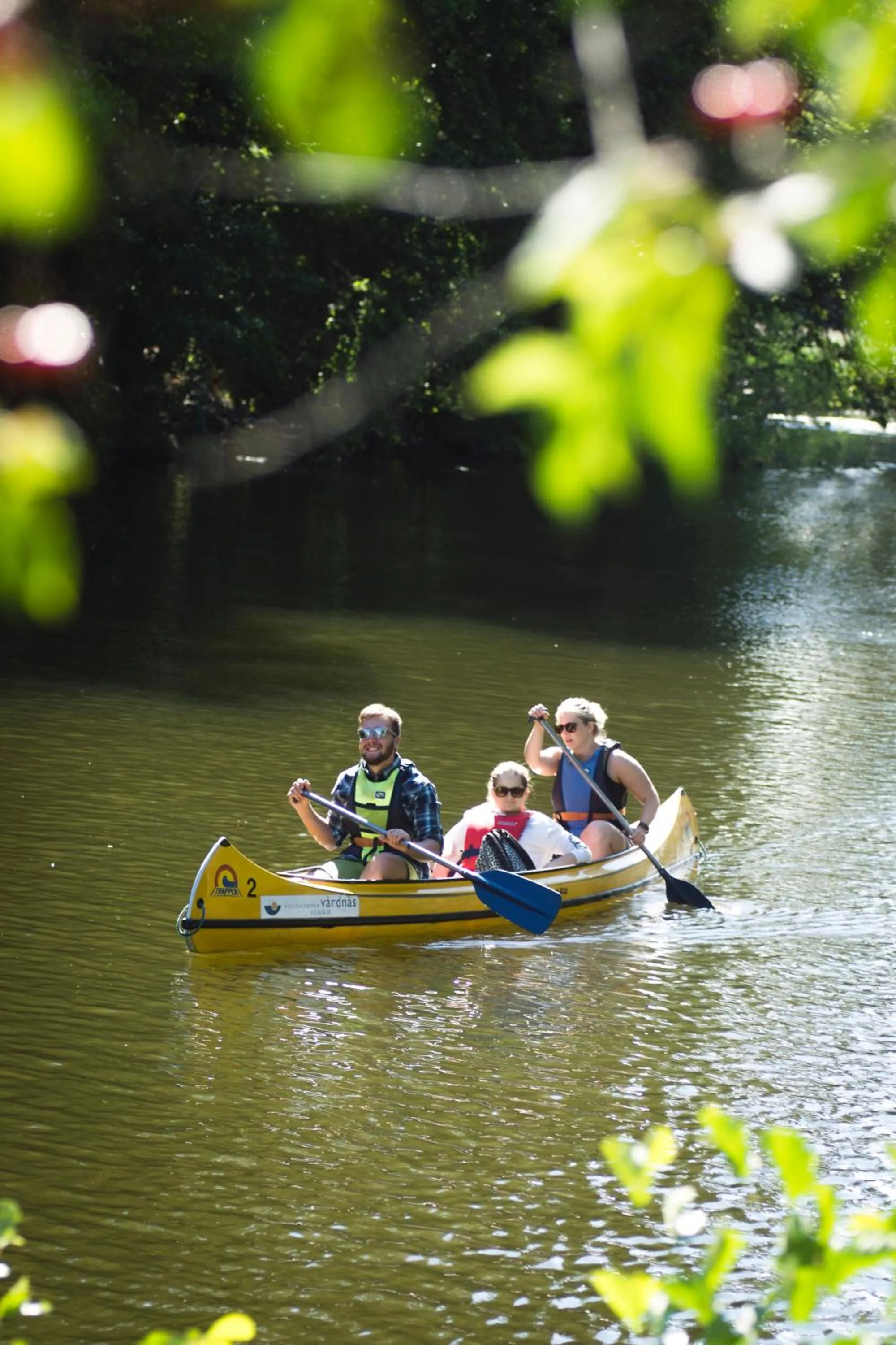 Canoeing in Stiftsgården Vårdnäs Hotell