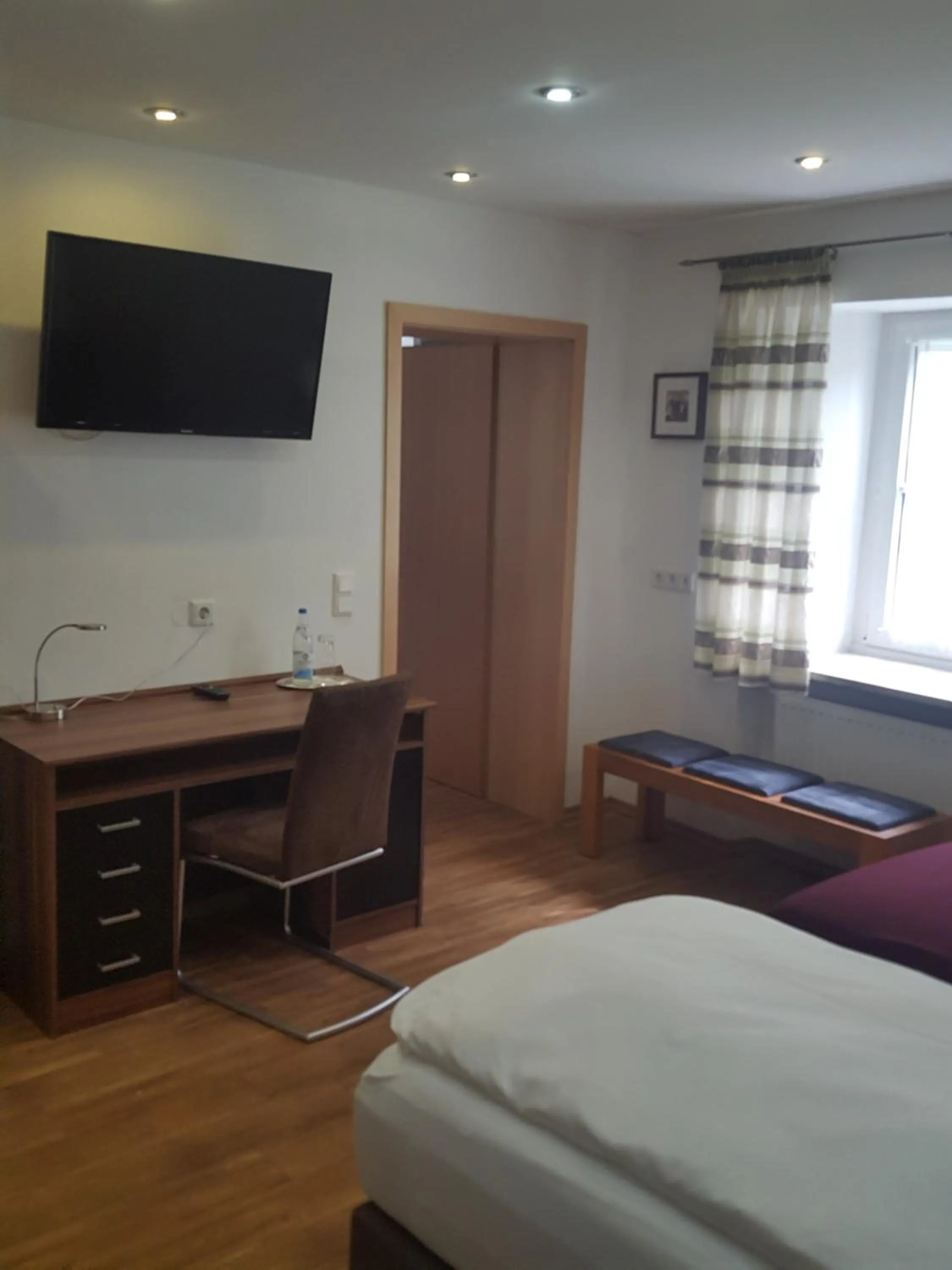 Bedroom, Bed in Pension "Zum Raubritter"