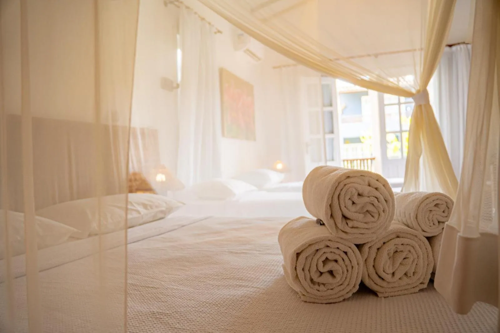 Bed in Hotel Espelho D'Água Arraial e Beach Club