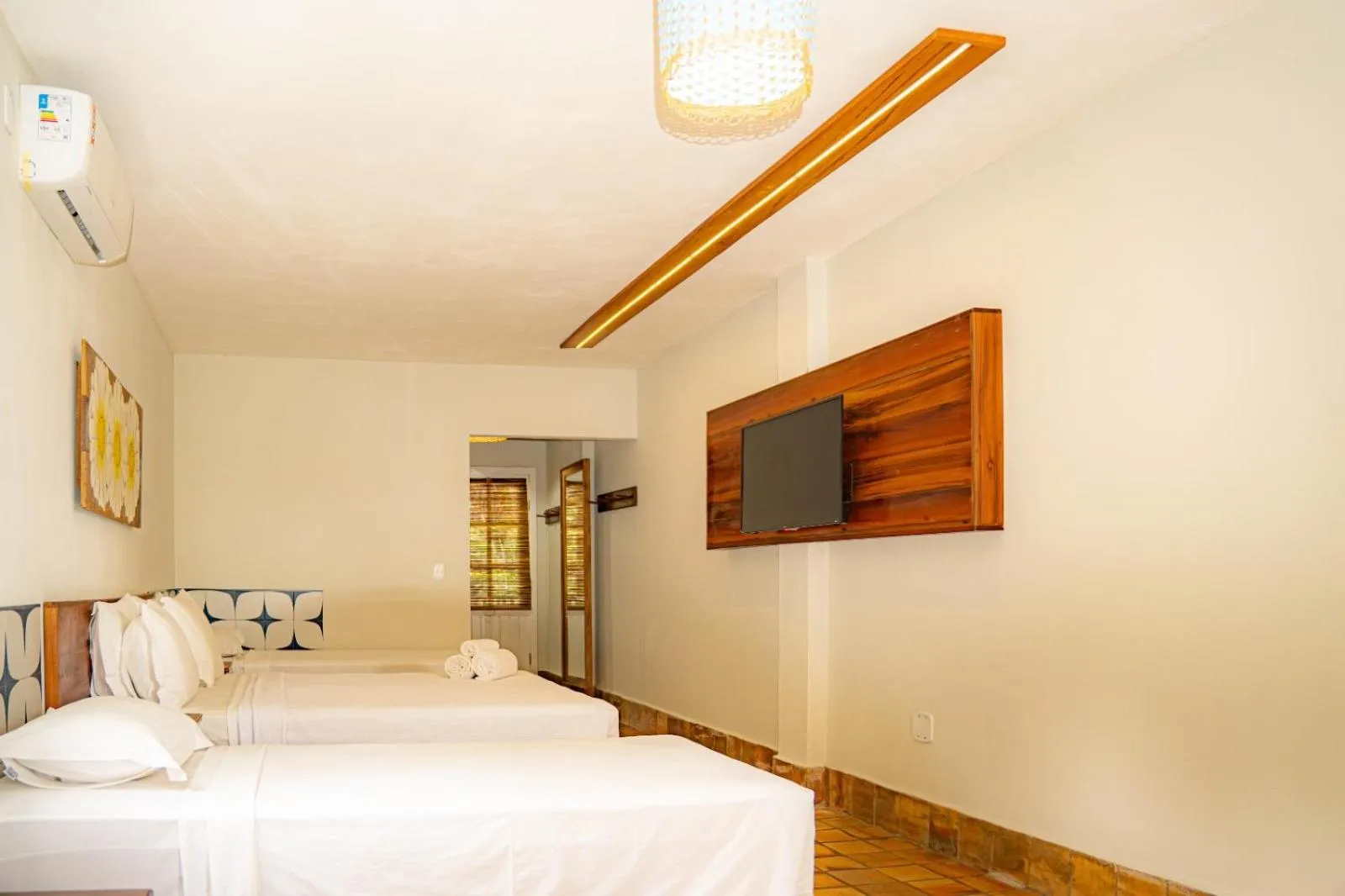 Bed in Hotel Espelho D'Água Arraial e Beach Club