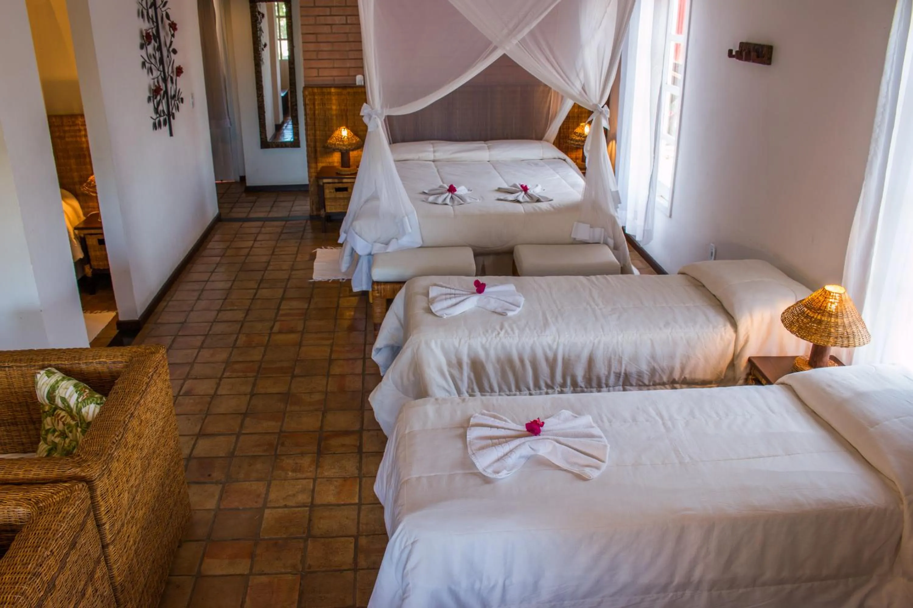 Bed in Beijamar Praia Hotel