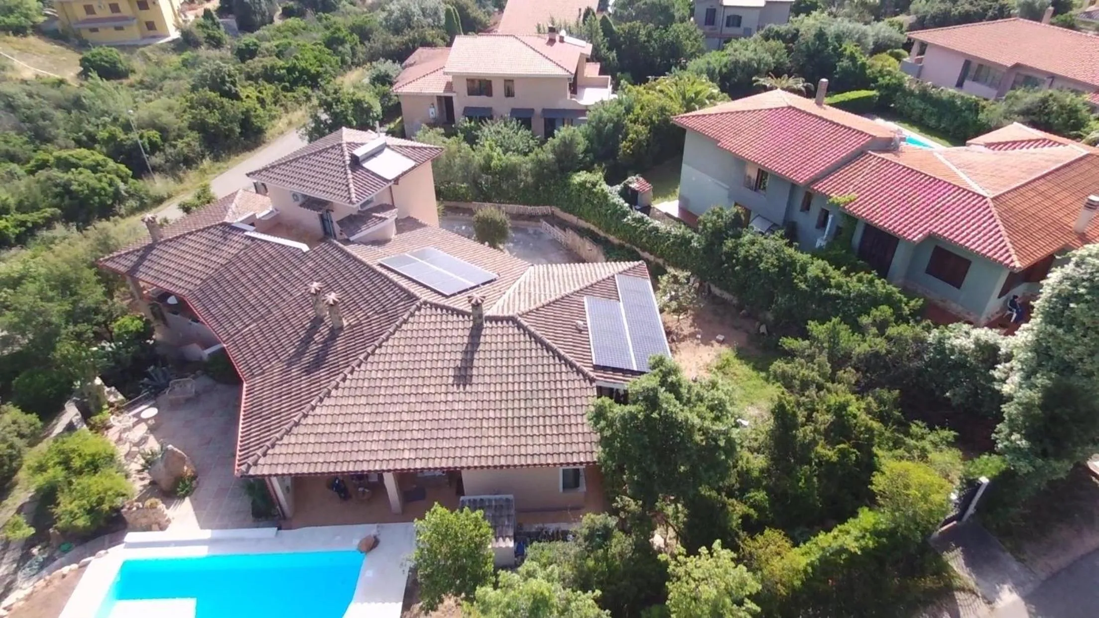 Bird's eye view in Casa Mariluka