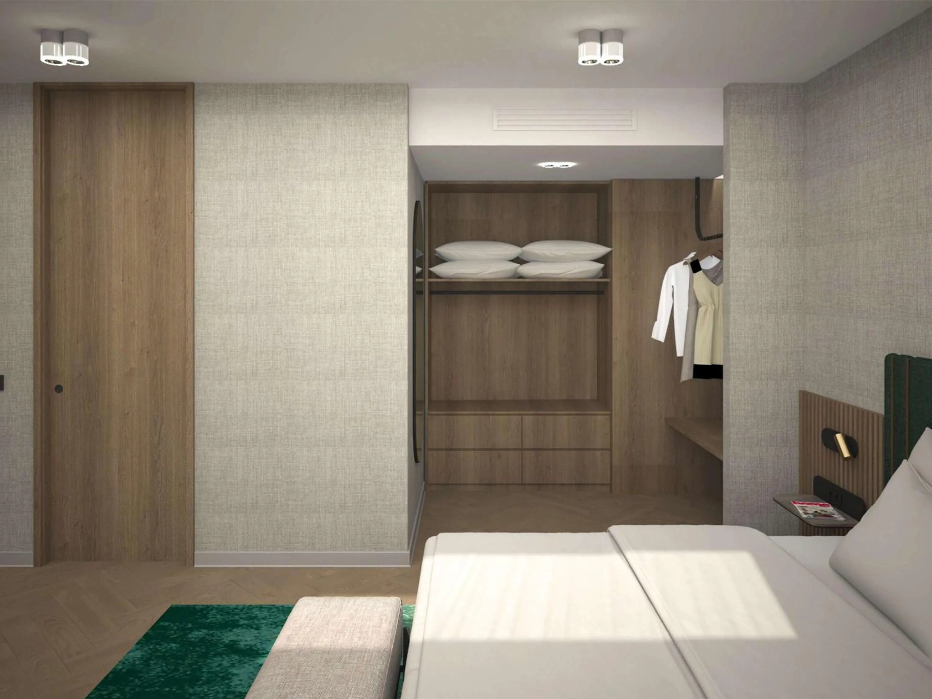 Bedroom, Bed in Festa Sofia Hotel