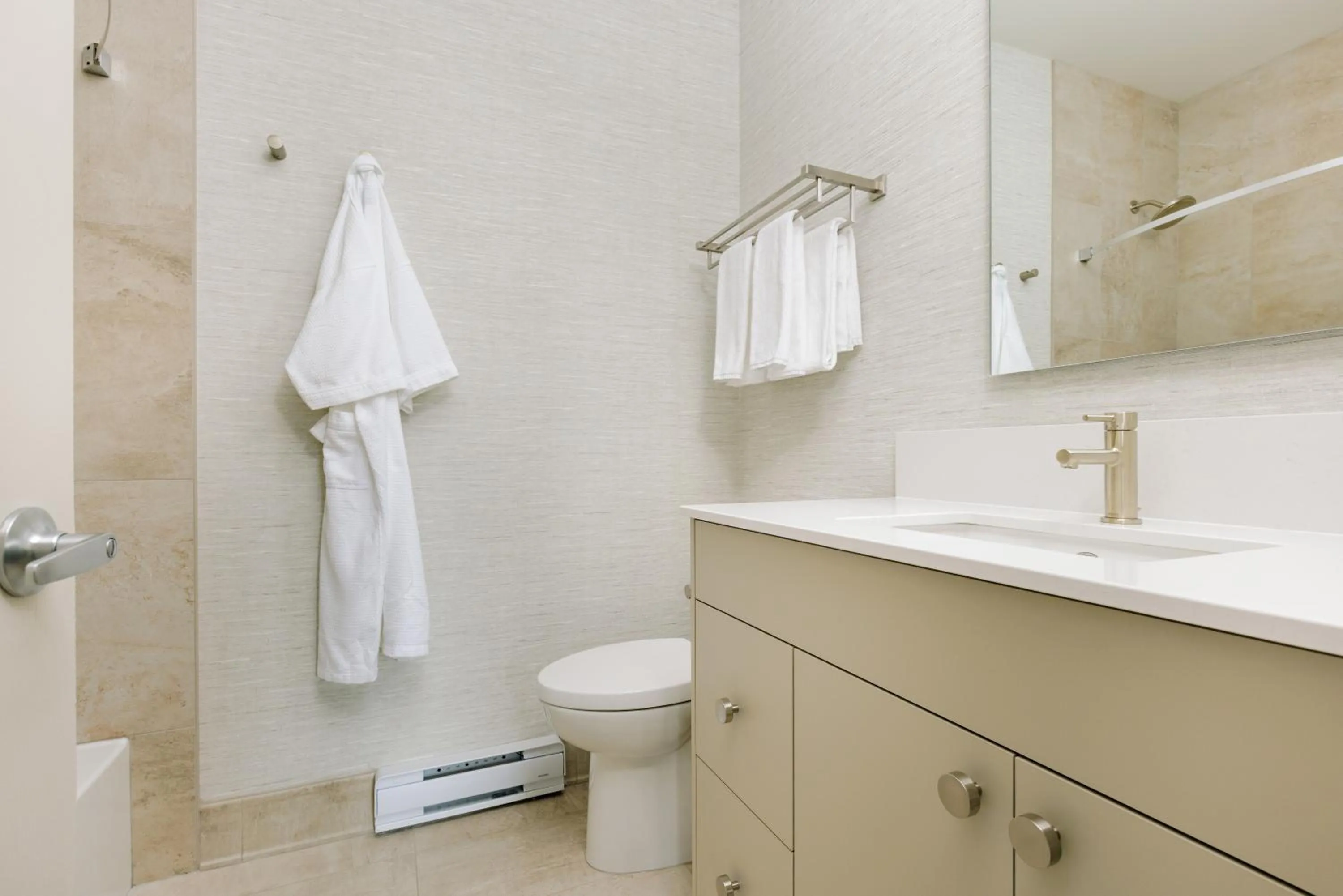 Shower in Balcomo, a Ramada by Wyndham