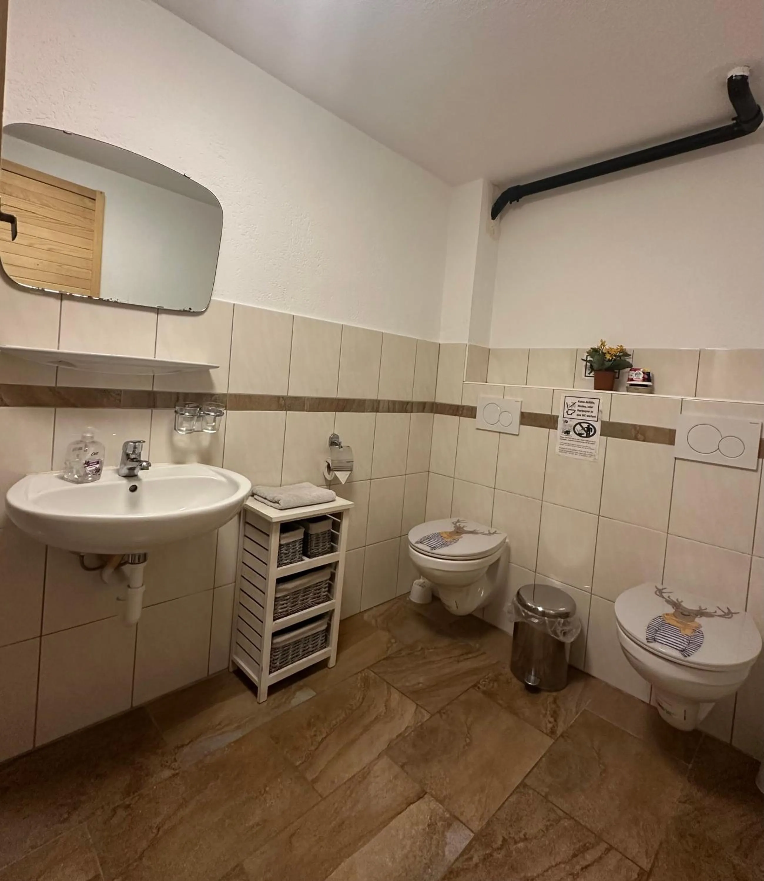 Toilet in Holiday House Lärchenheim