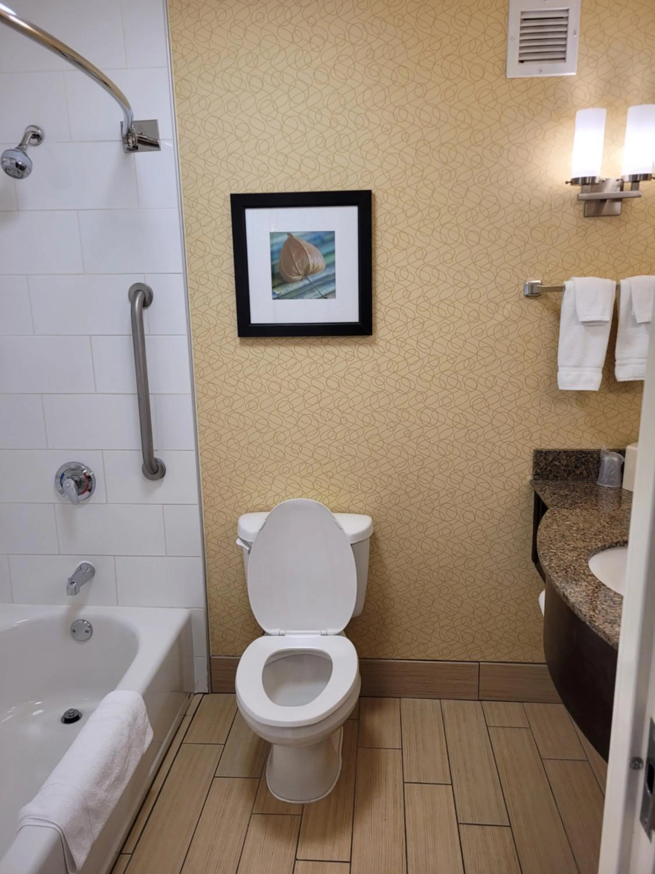 Bathroom in Hilton Garden Inn Tulsa Airport