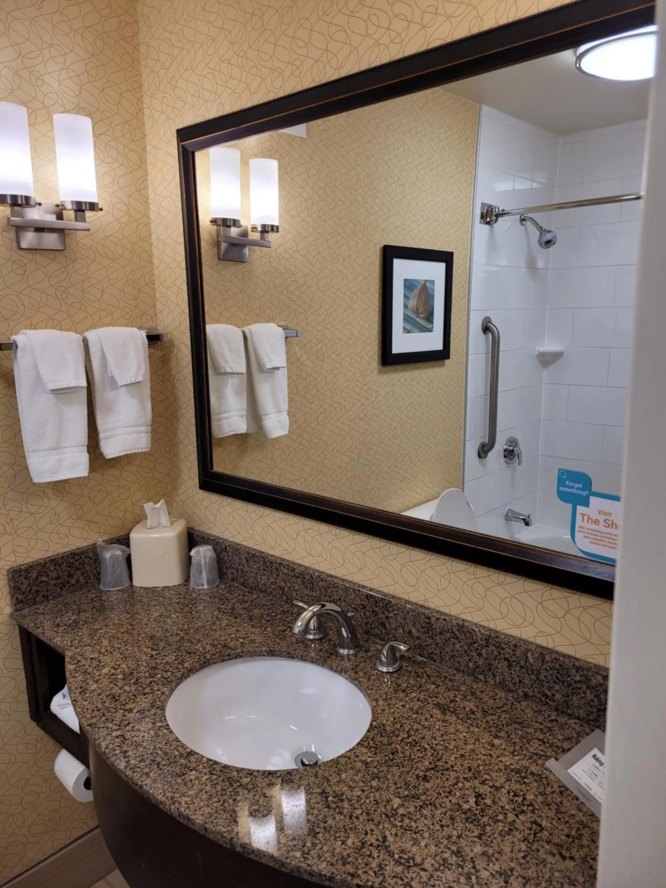 Bathroom in Hilton Garden Inn Tulsa Airport