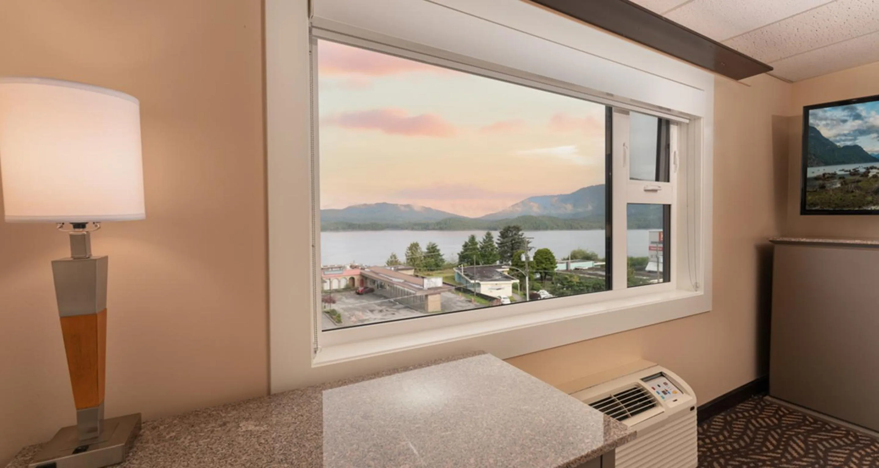 Mountain view in Prestige Oceanview Hotel Prince Rupert