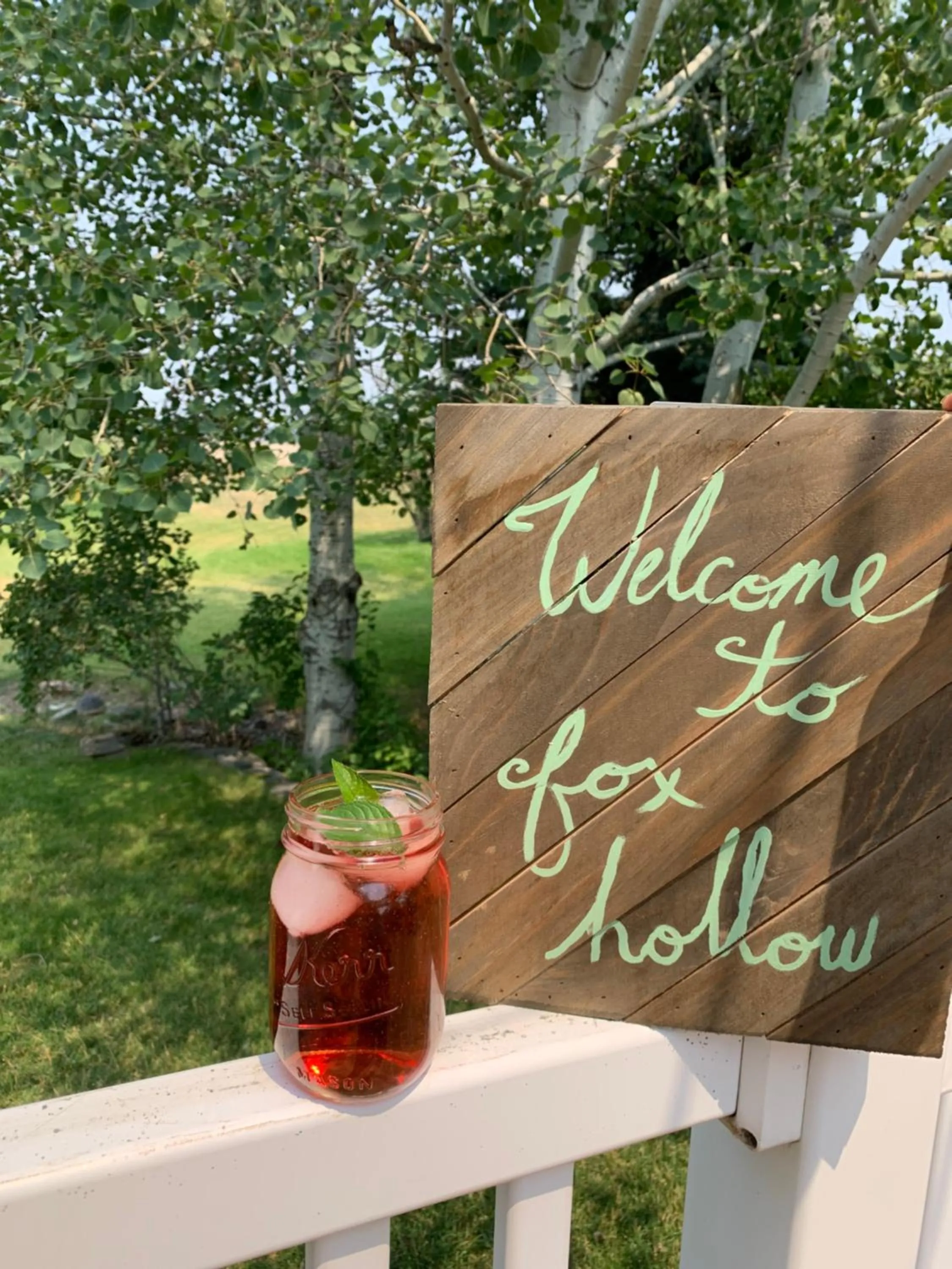 Patio in Fox Hollow Inn