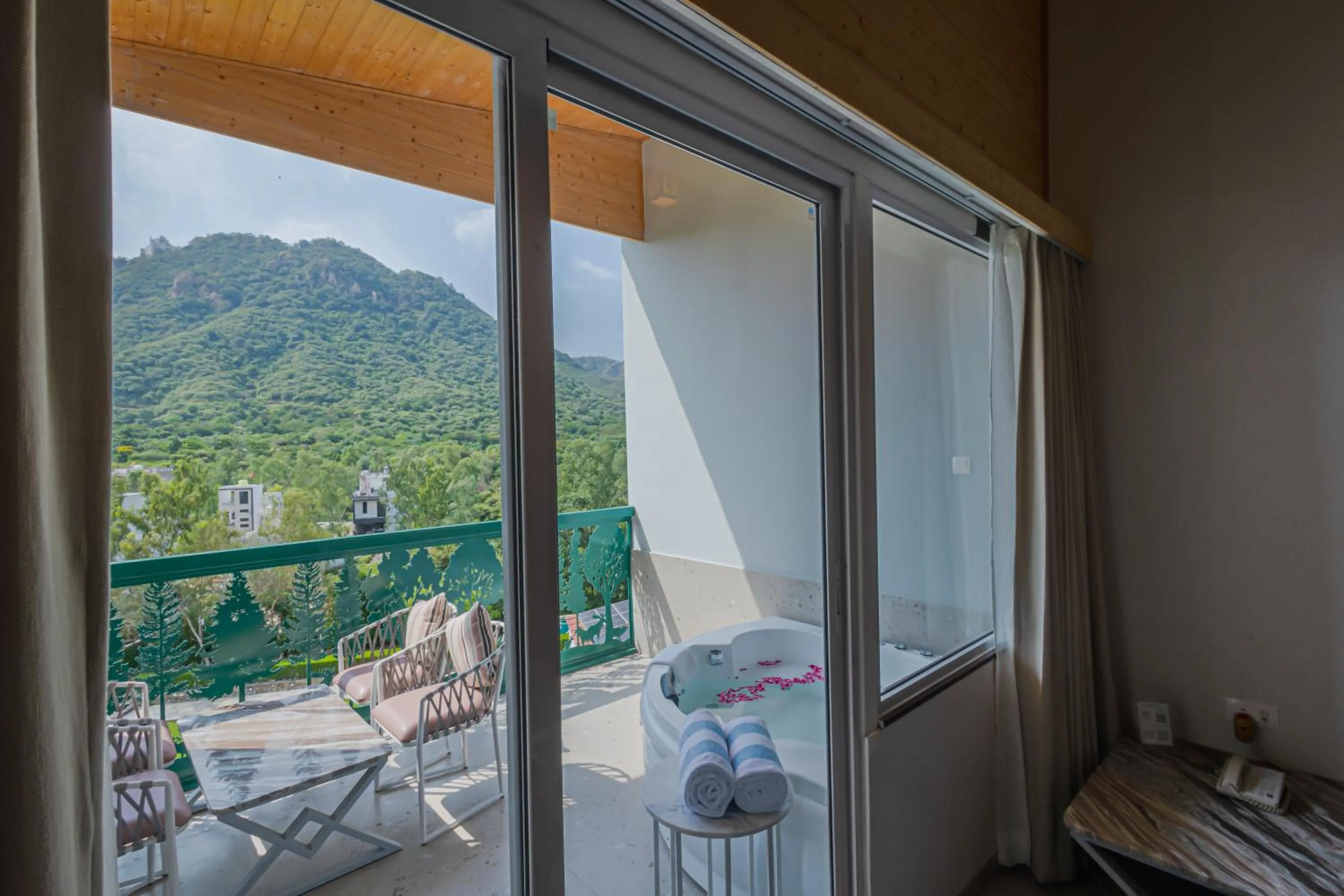 Balcony/Terrace in Bamboo Saa Resort & Spa - Udaipur
