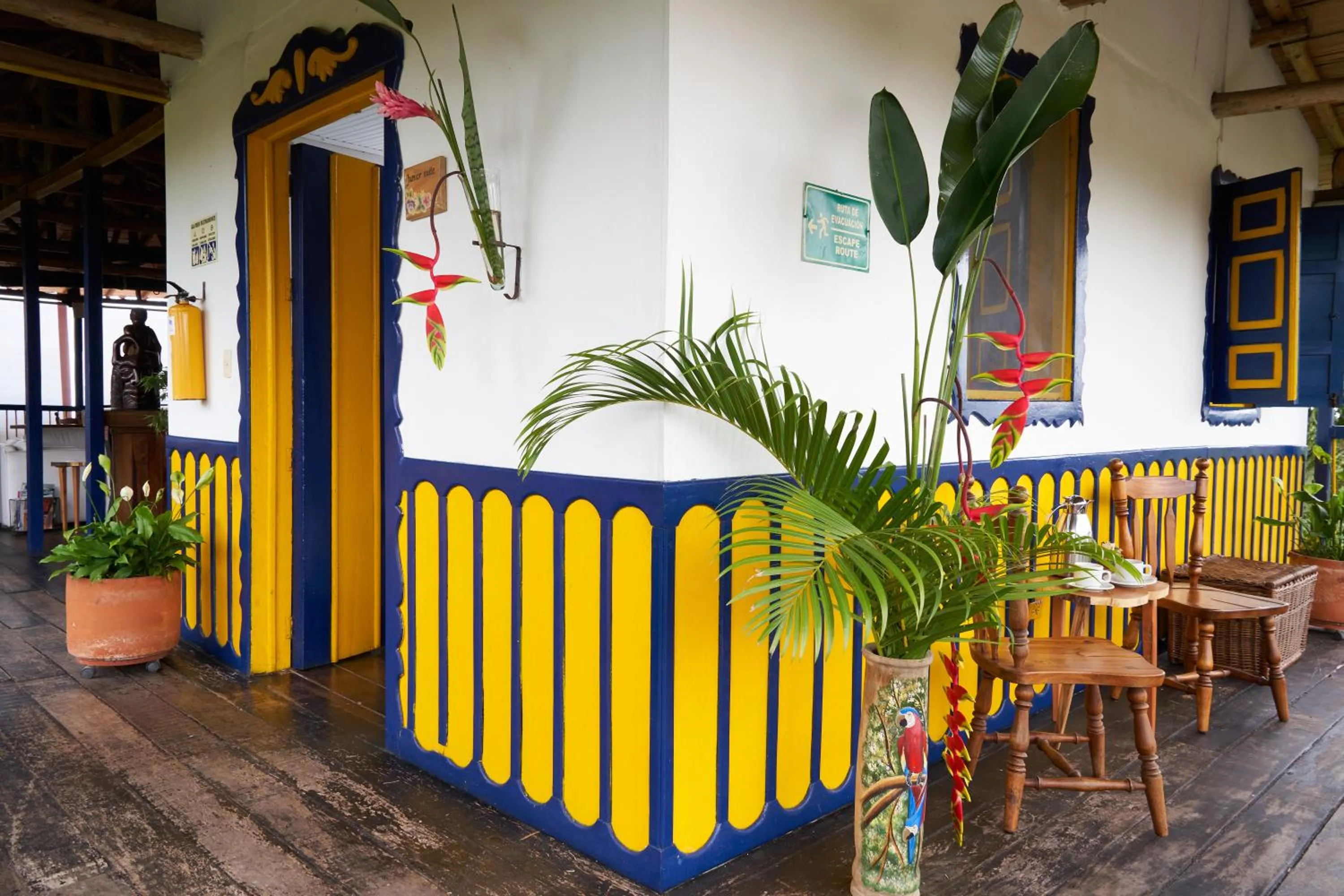 Balcony/Terrace in Hotel Hacienda Combia