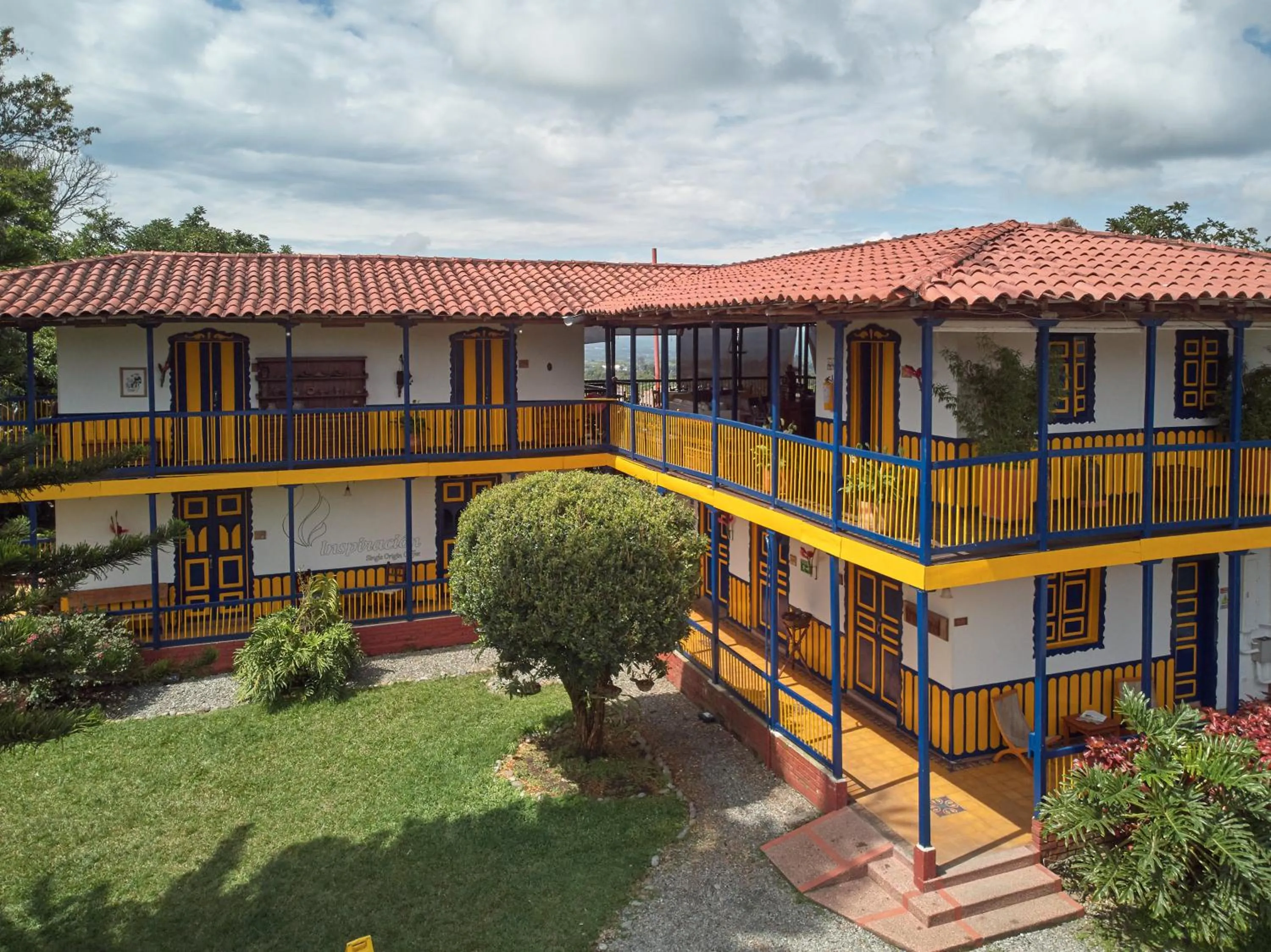 Property building in Hotel Hacienda Combia