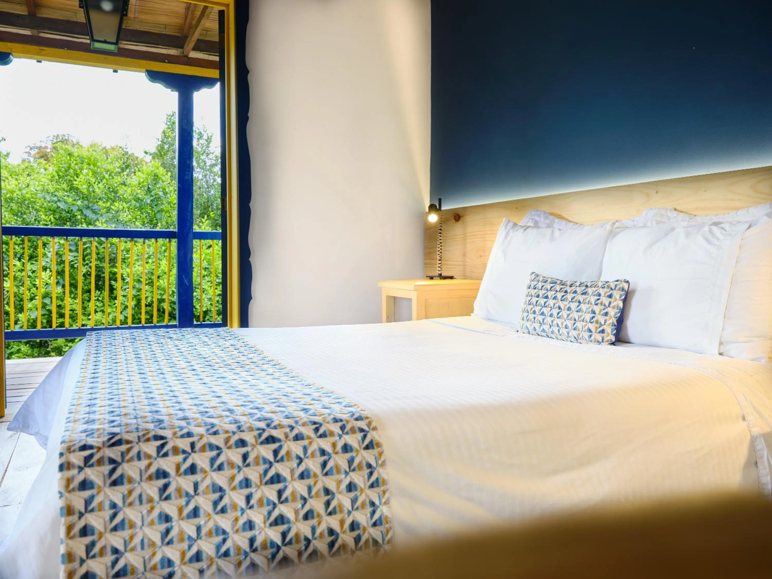 Bed in Hotel Hacienda Combia