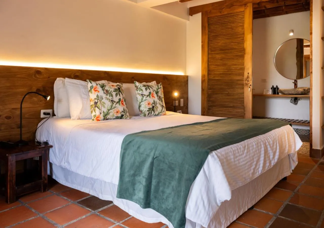 Bedroom, Bed in Hotel Hacienda Combia