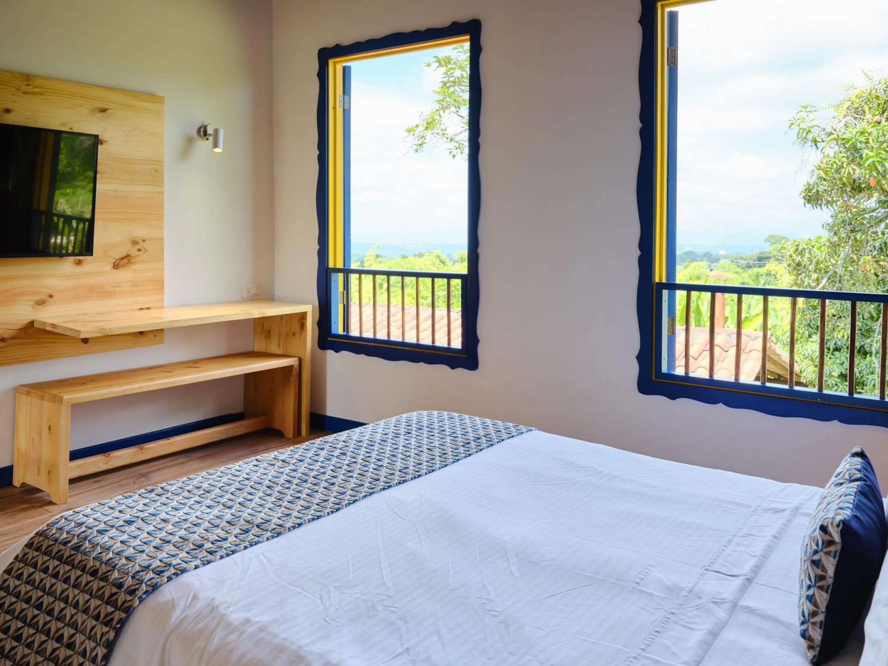 Bedroom, Bed in Hotel Hacienda Combia