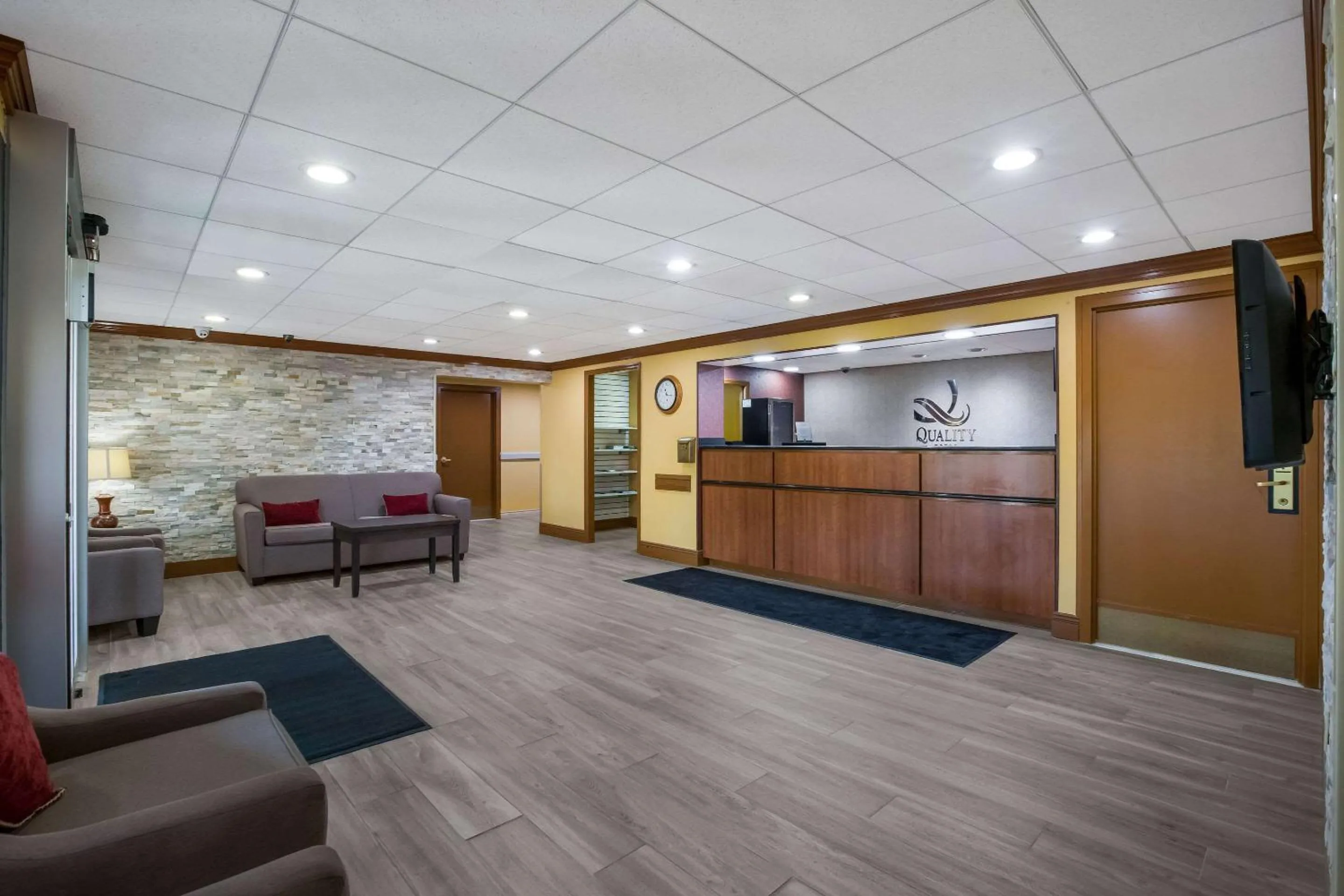 Lobby or reception in Quality Inn Near Princeton