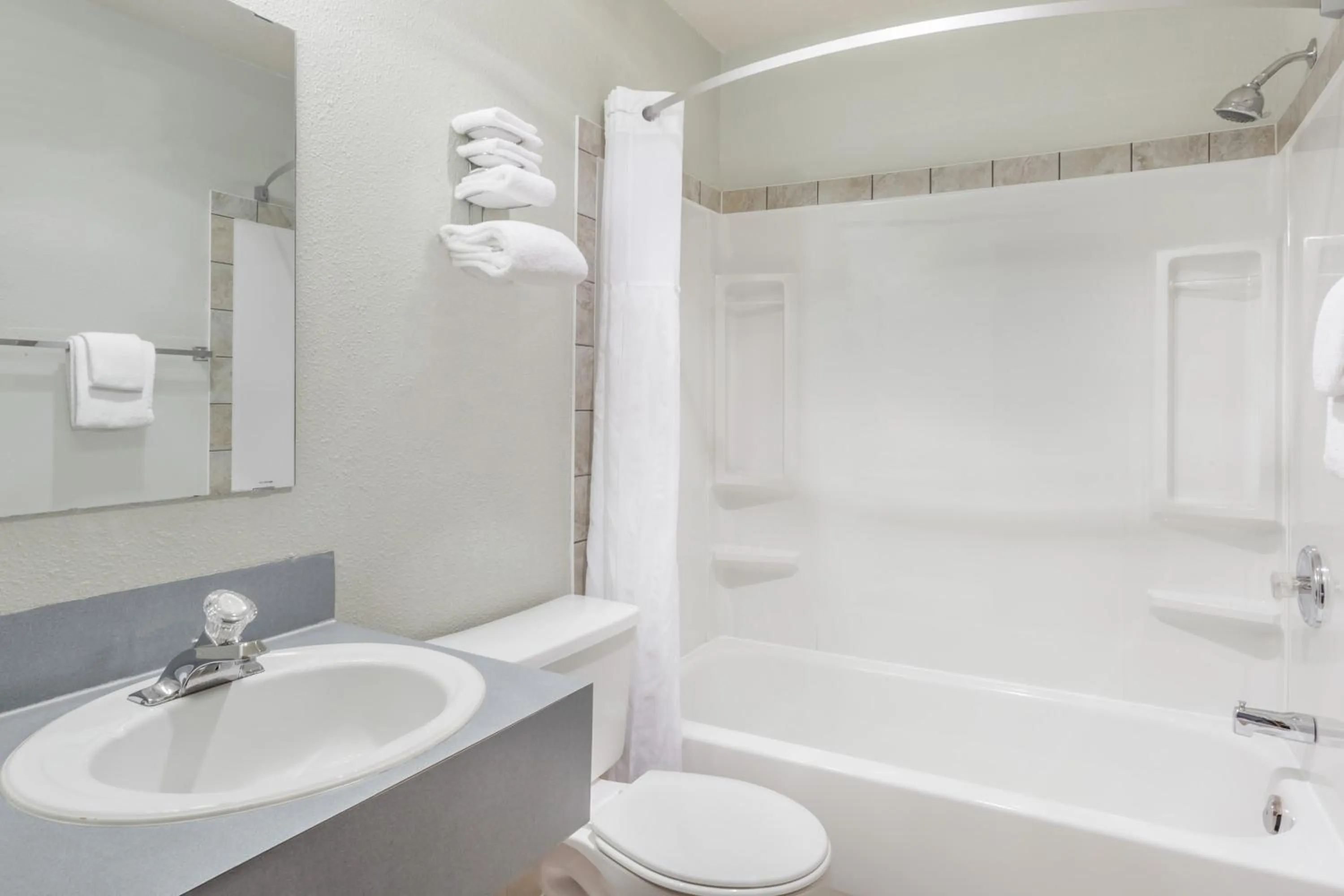 Shower in Super 8 by Wyndham Medicine Hat AB