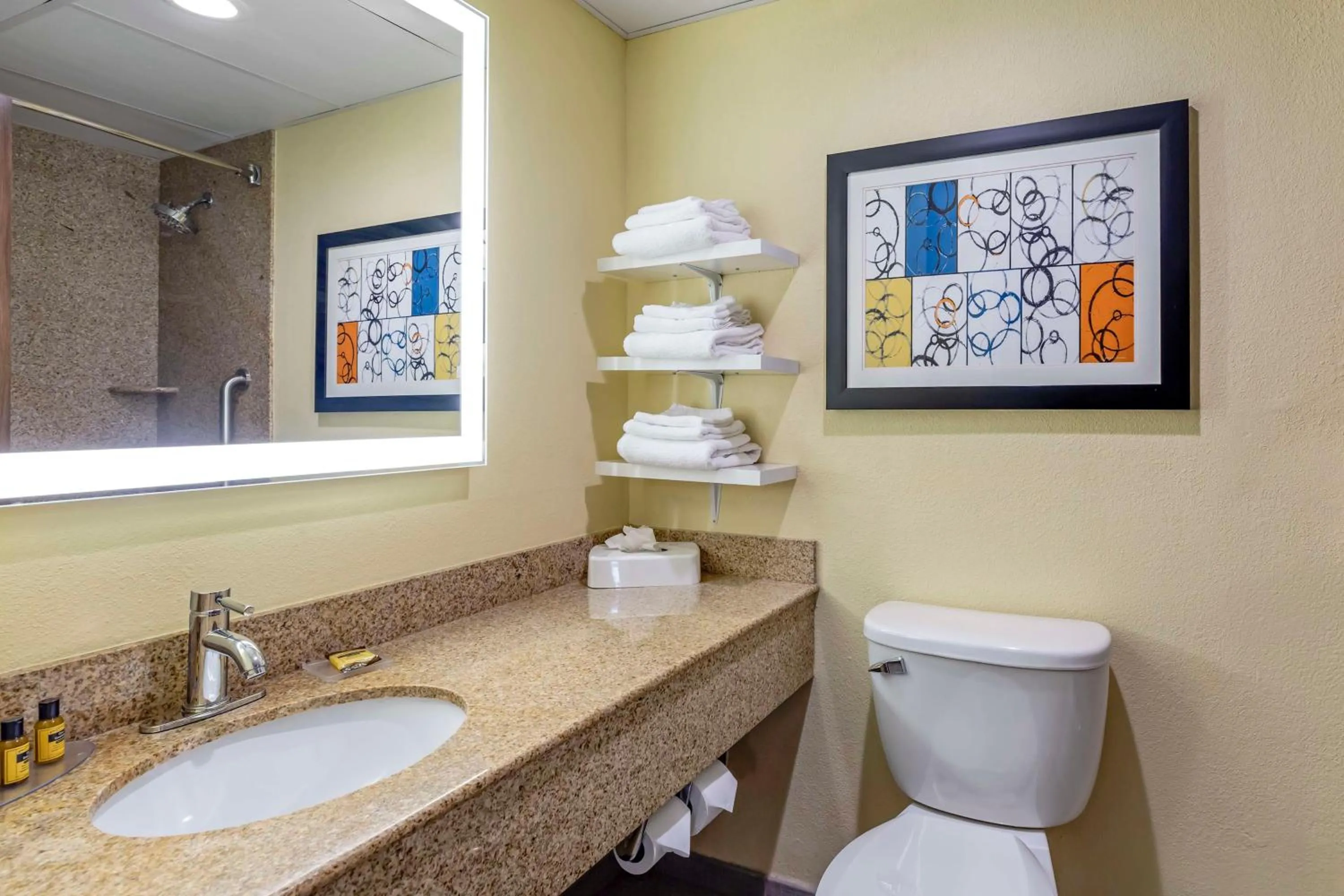 Toilet in Best Western Plus North Shore Hotel