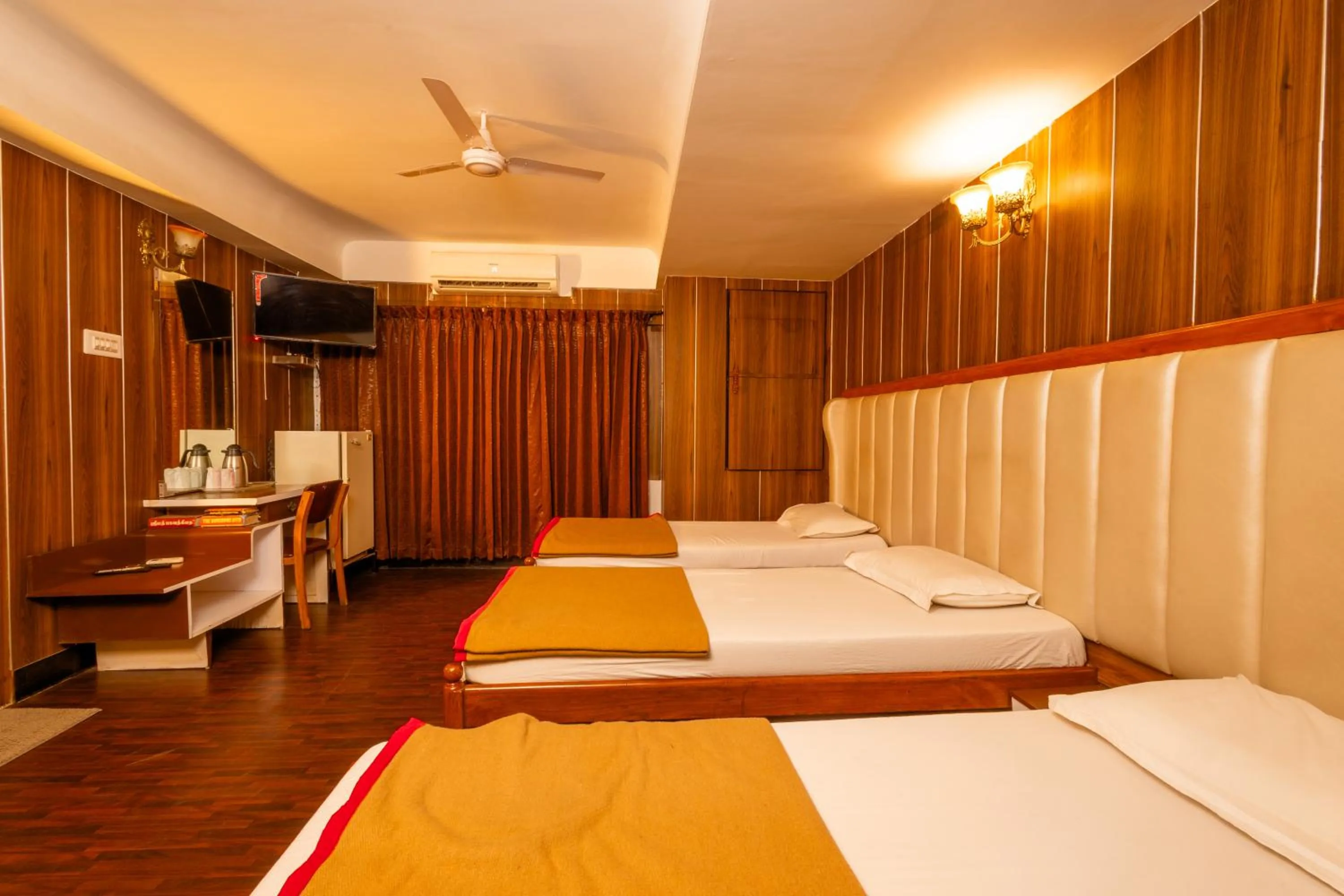 Bed in Hotel Srilakshmi