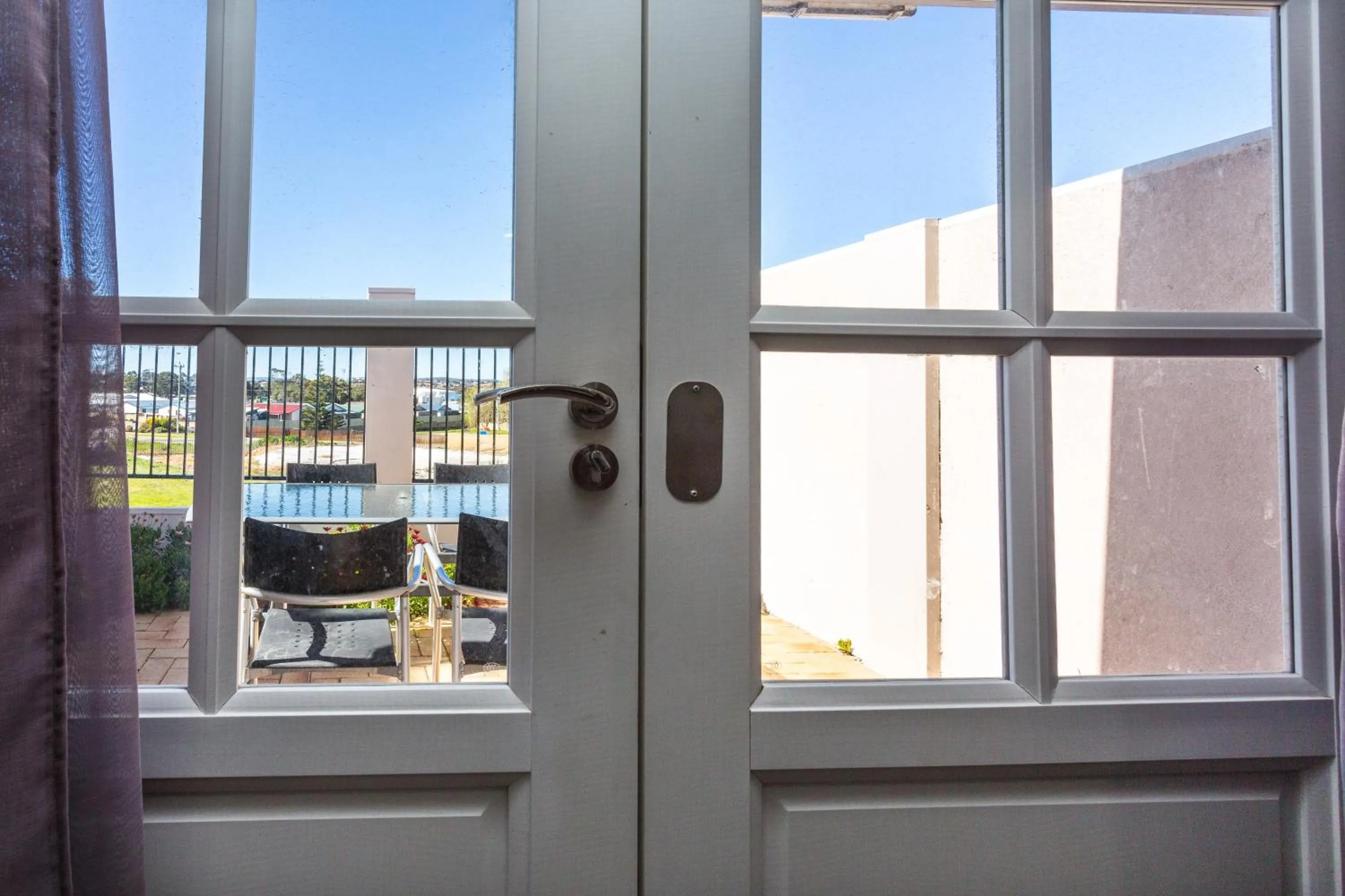 Patio in Country Comfort Amity Motel