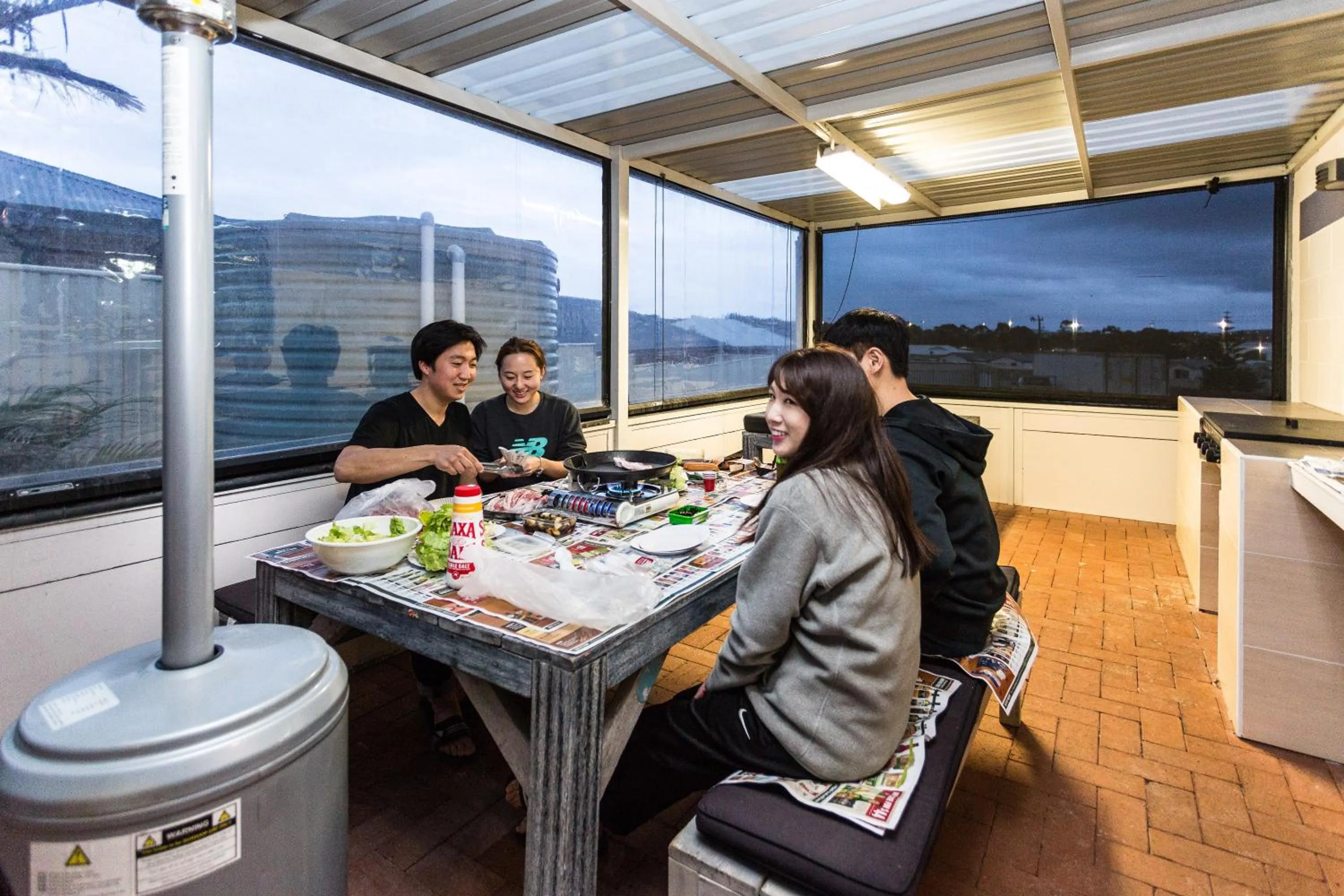 BBQ facilities in Country Comfort Amity Motel