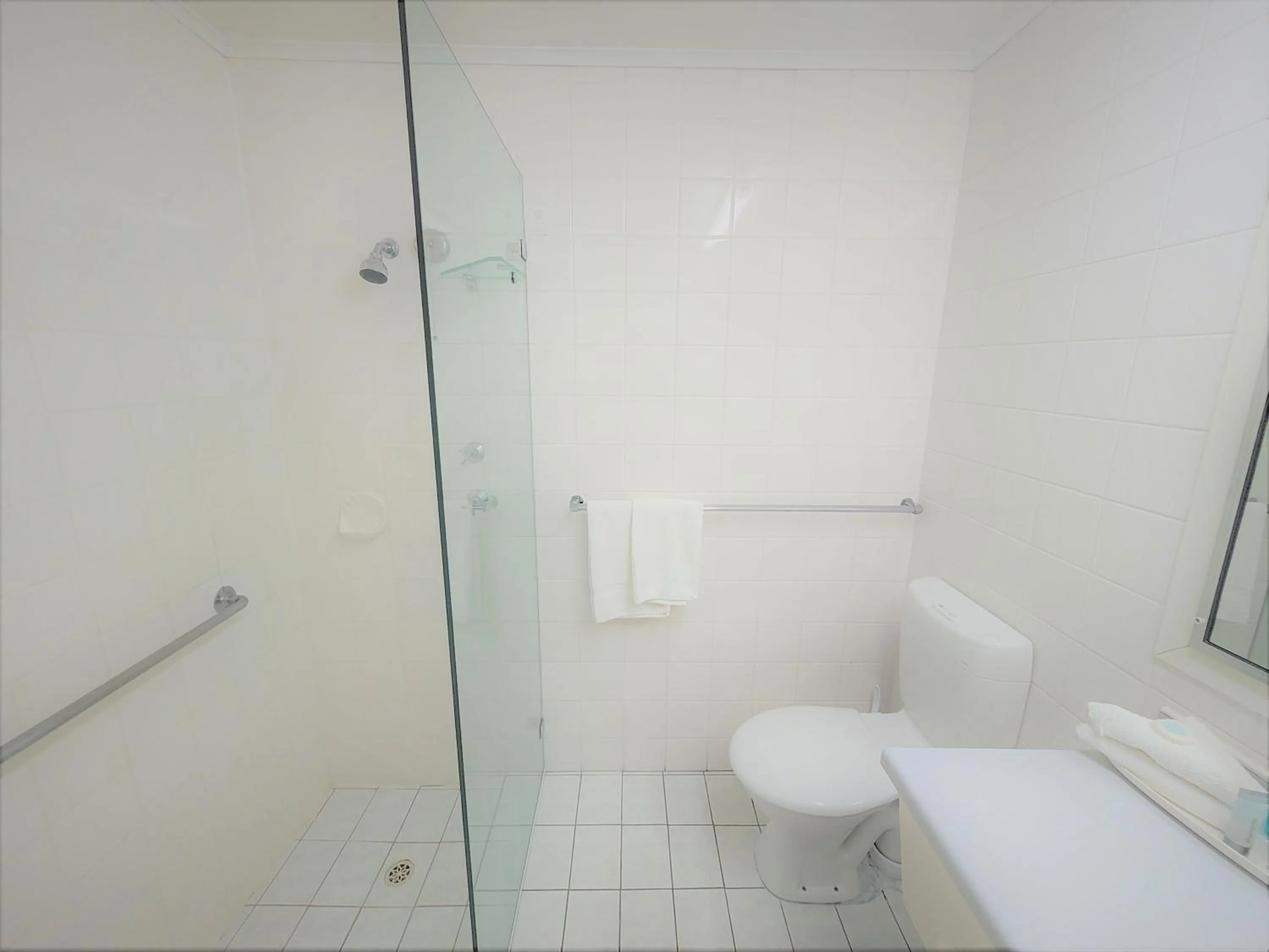 Bathroom in SureStay Hotel by Best Western The Clarence on Melville