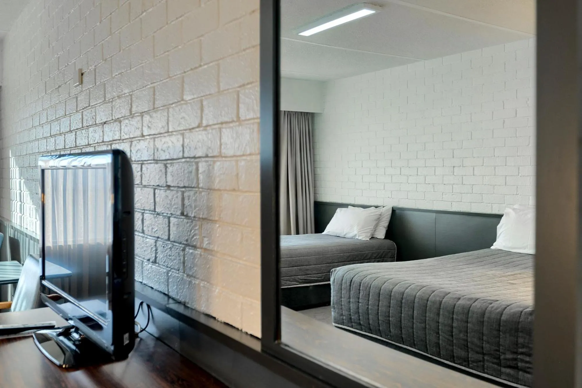 Bed in Dog Rock Motel