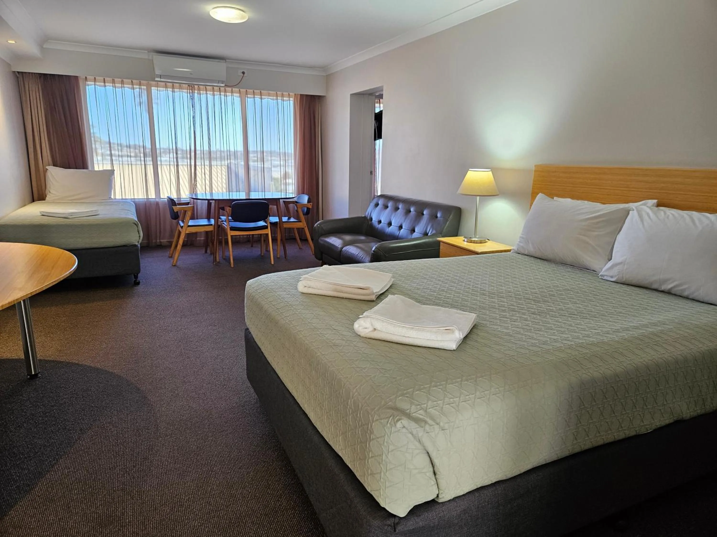 Bed in Dog Rock Motel