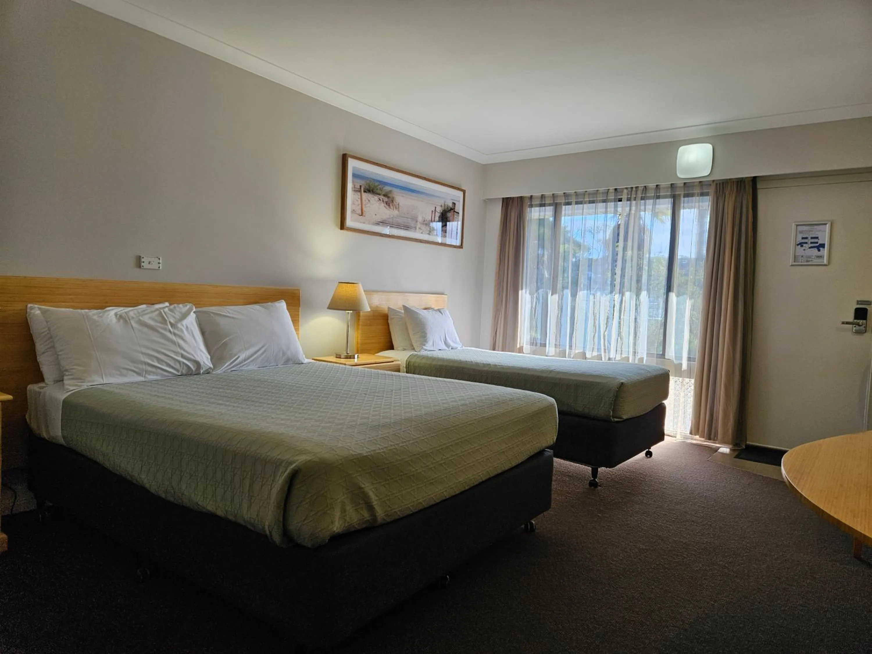 Bed in Dog Rock Motel