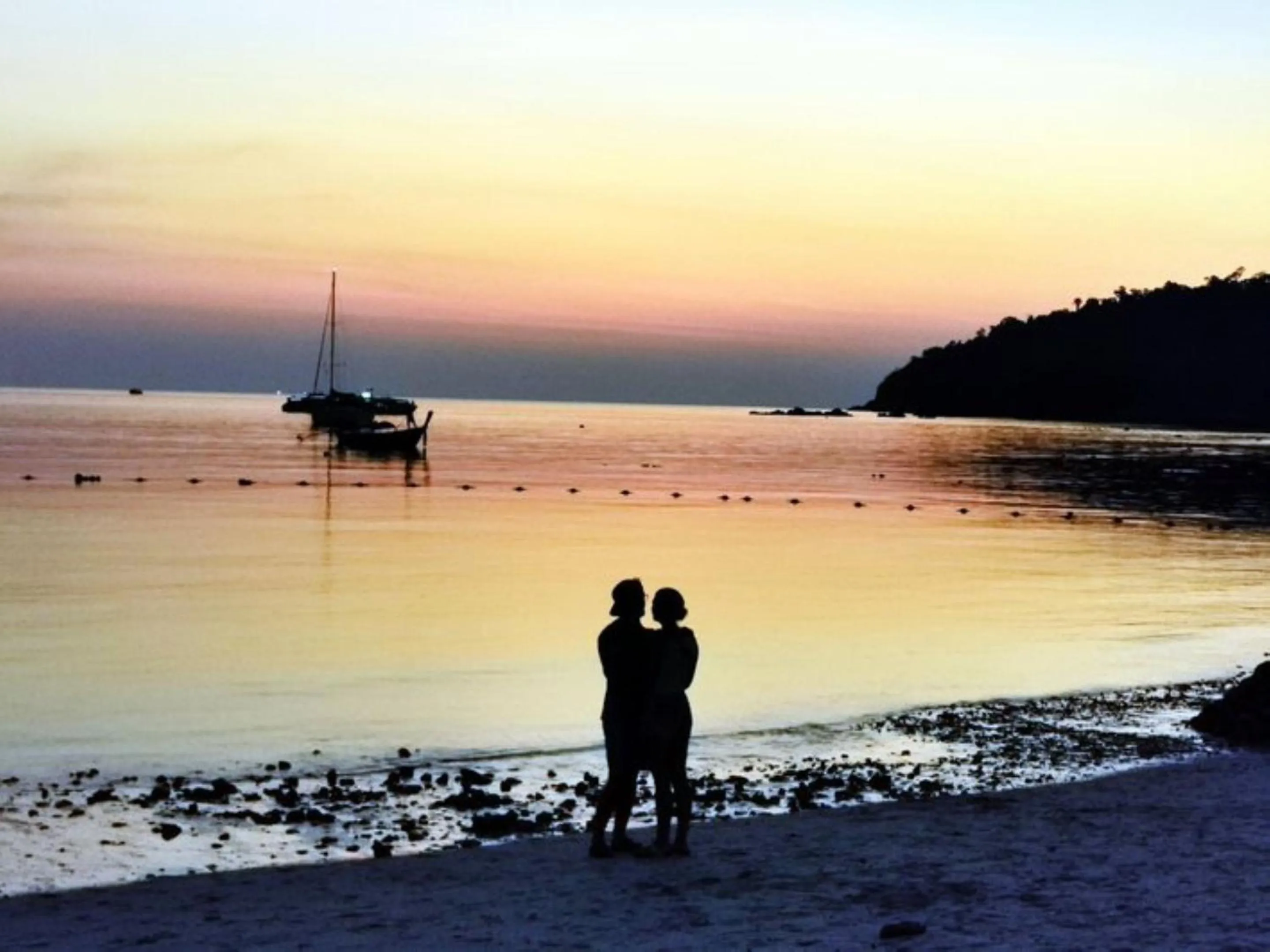 Sunset in Charming Lipe Beach Resort