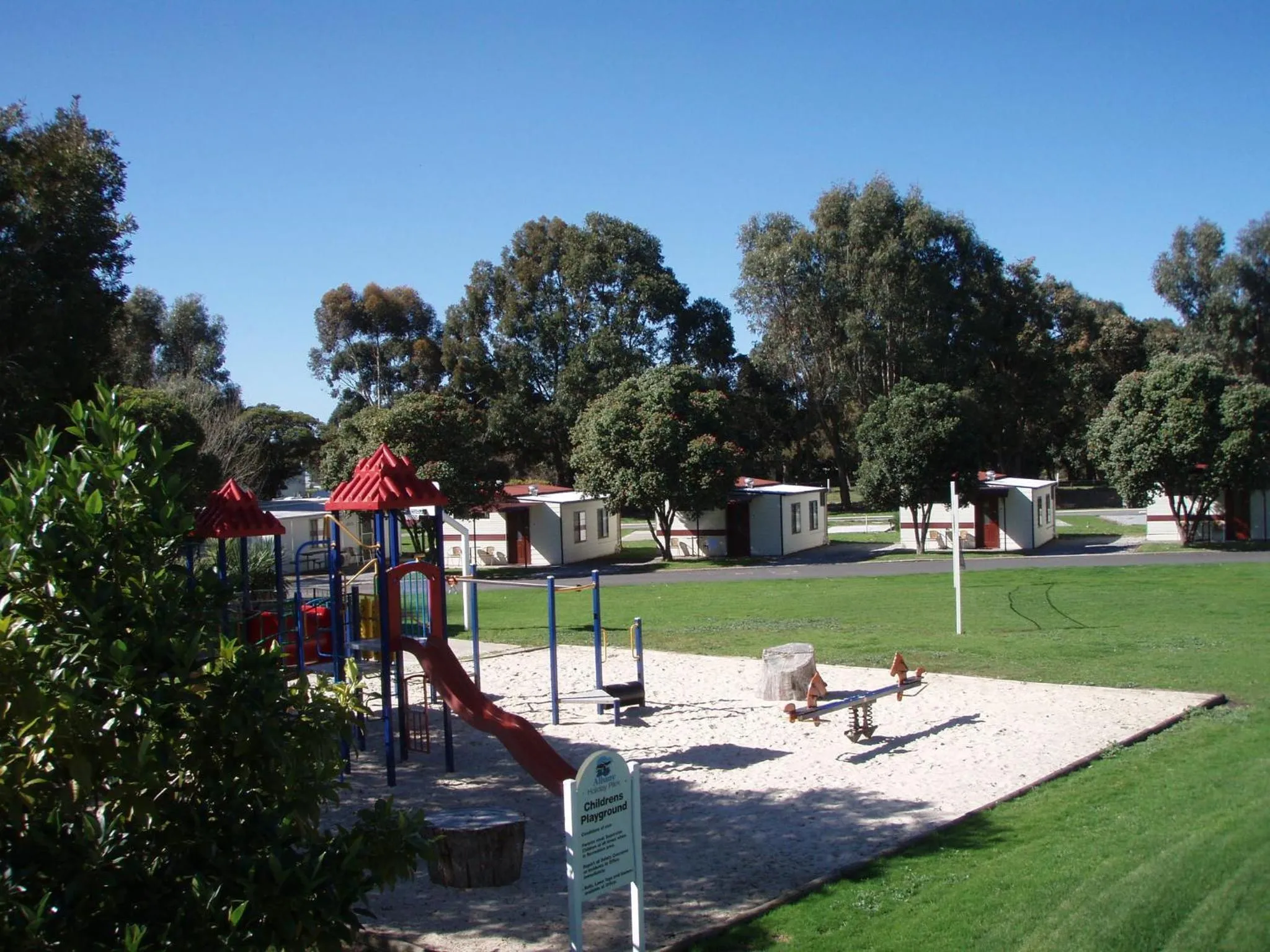 Children play ground in Albany Holiday Park