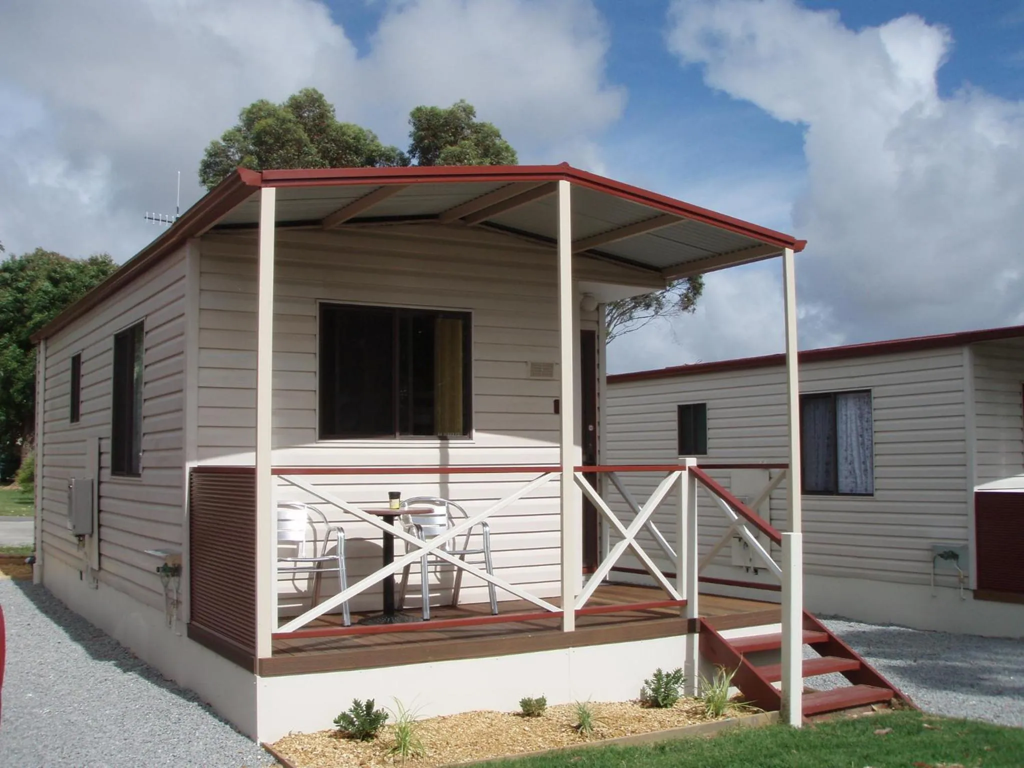 Balcony/Terrace in Albany Holiday Park