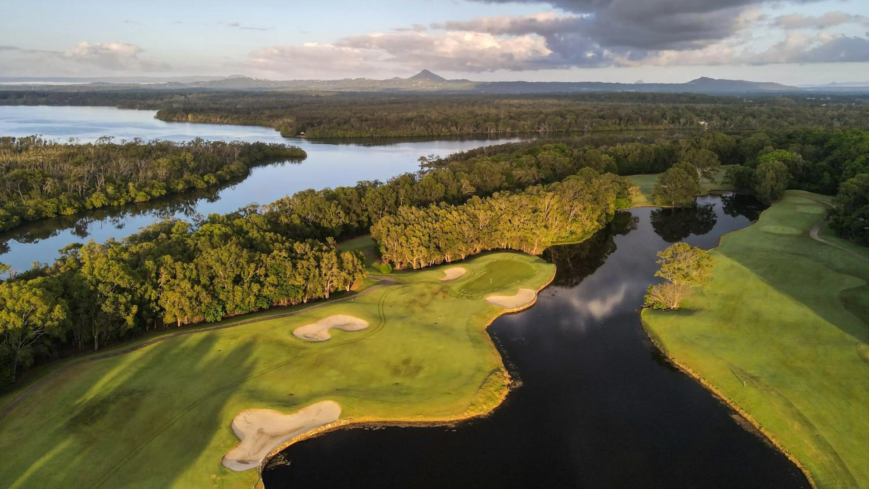 Bird's eye view in Noosa Springs Golf & Spa Resort
