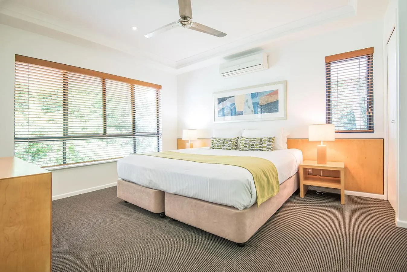 Bed in Noosa Springs Golf & Spa Resort