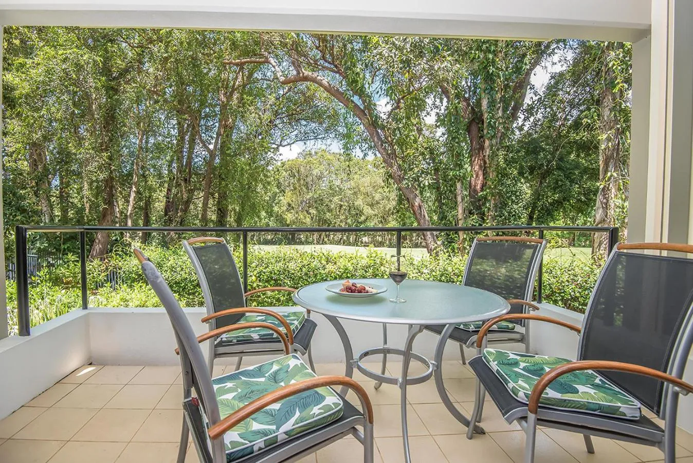 Patio in Noosa Springs Golf & Spa Resort
