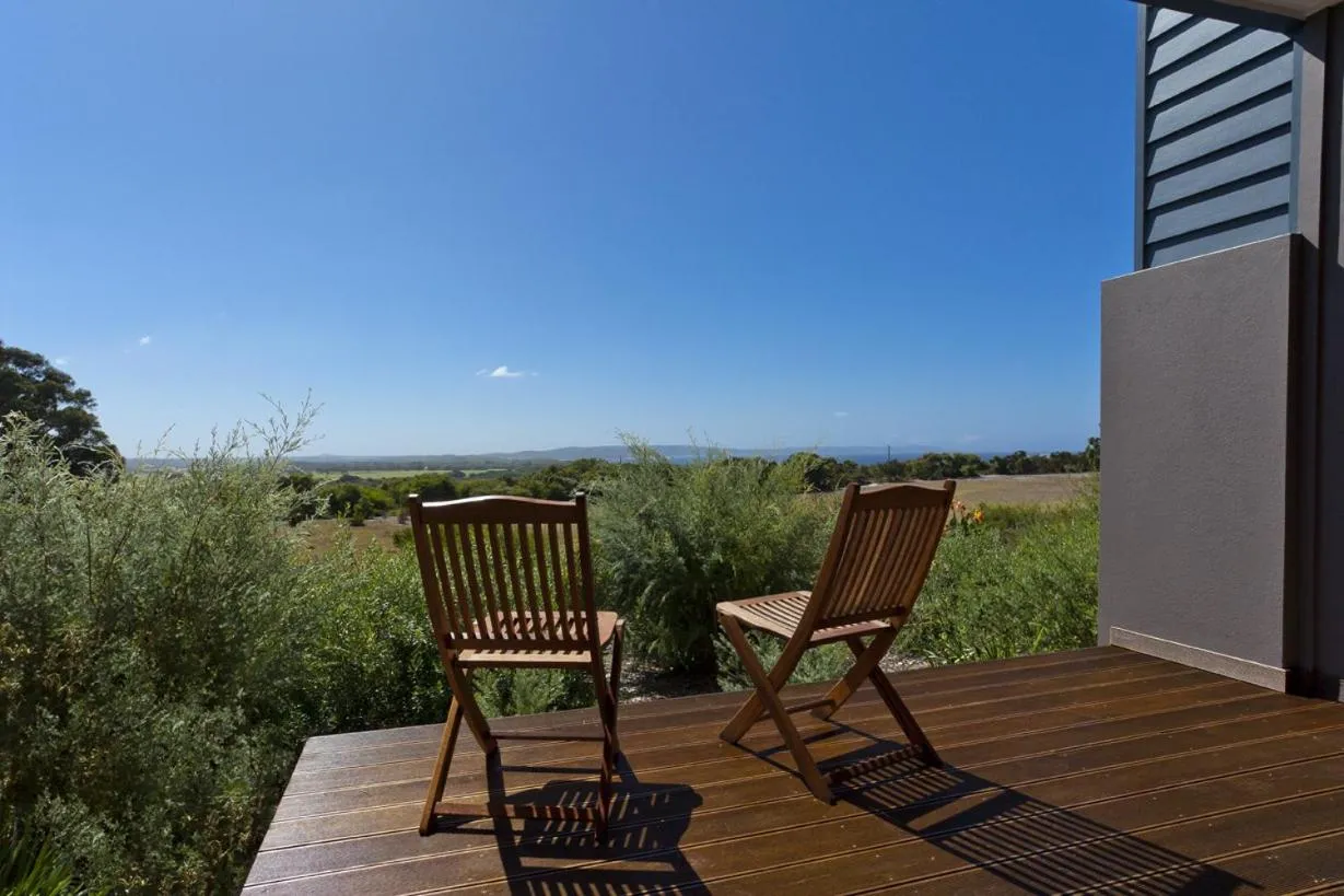 Patio in Cosy Corner Sea View Apartments