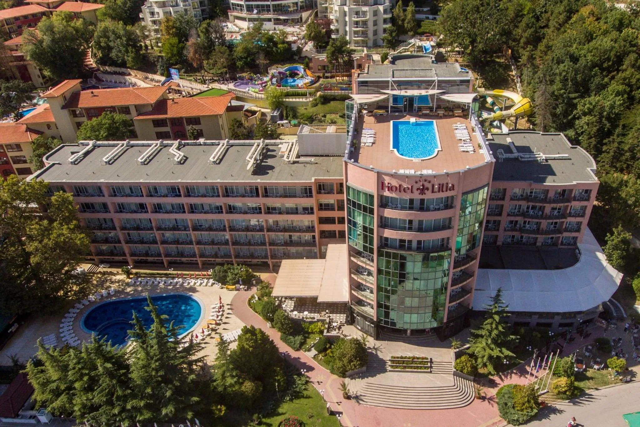 Bird's eye view in Hotel Lilia