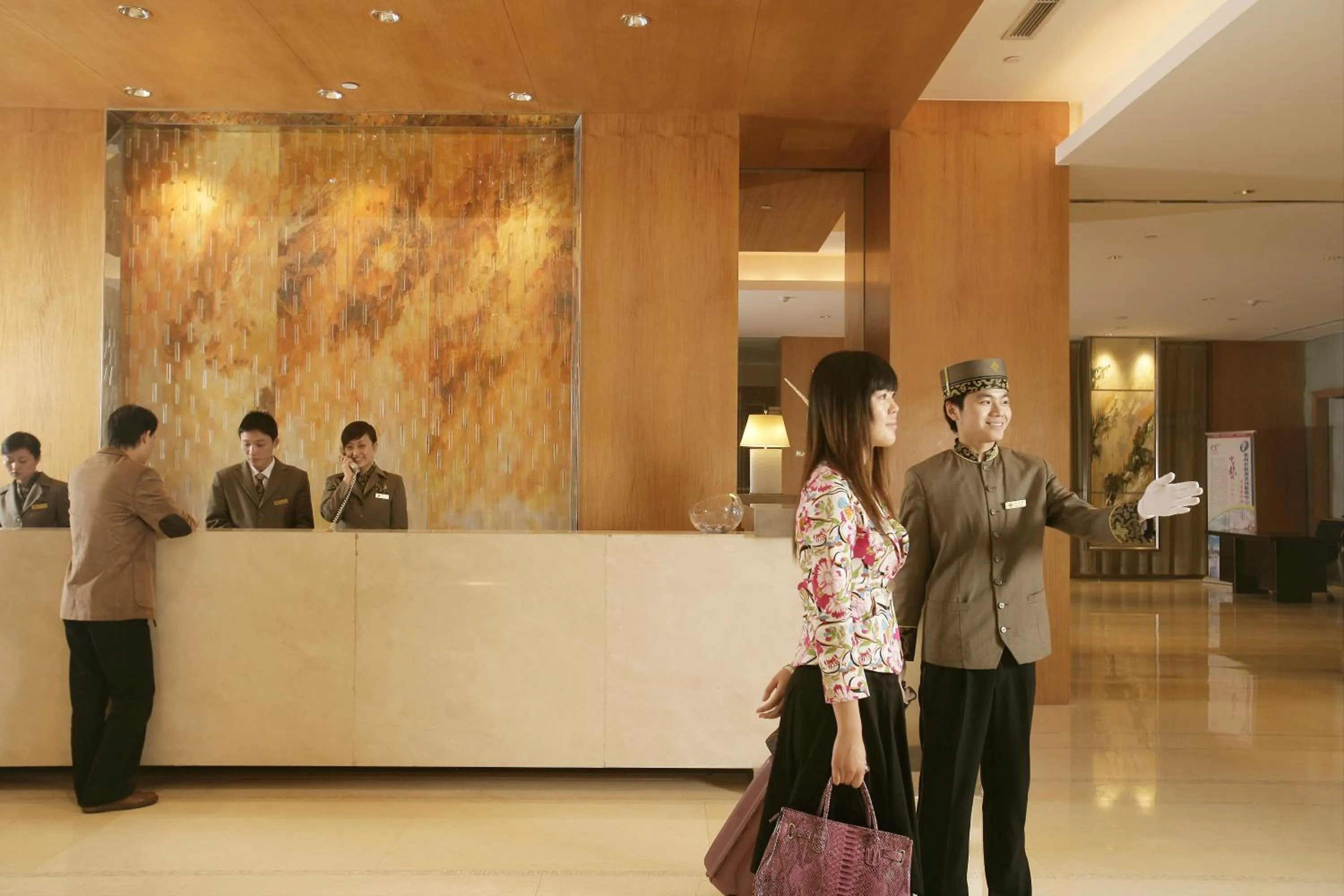 Lobby or reception in Jinling Plaza Changzhou