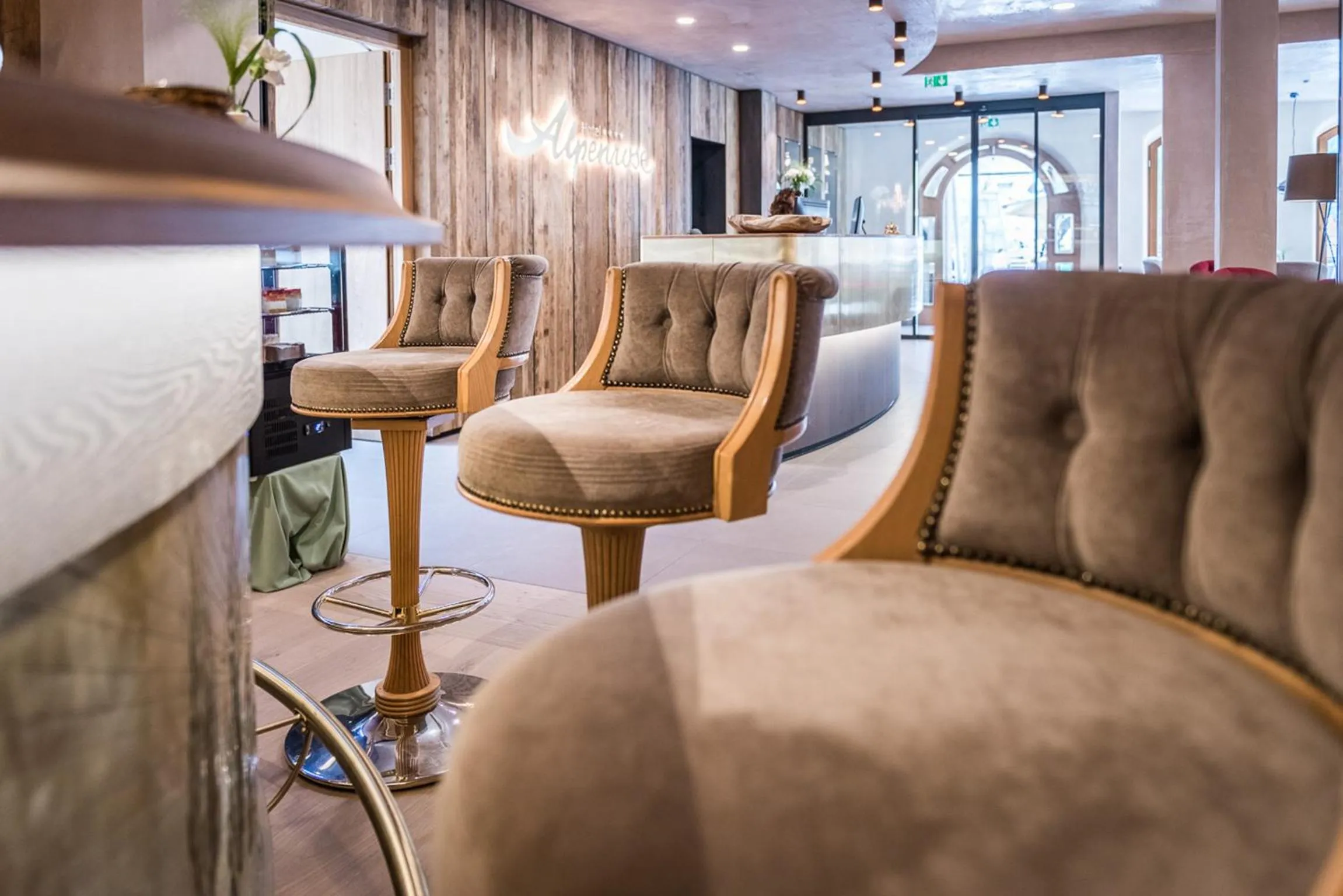 Lounge or bar in Hotel Alpenrose