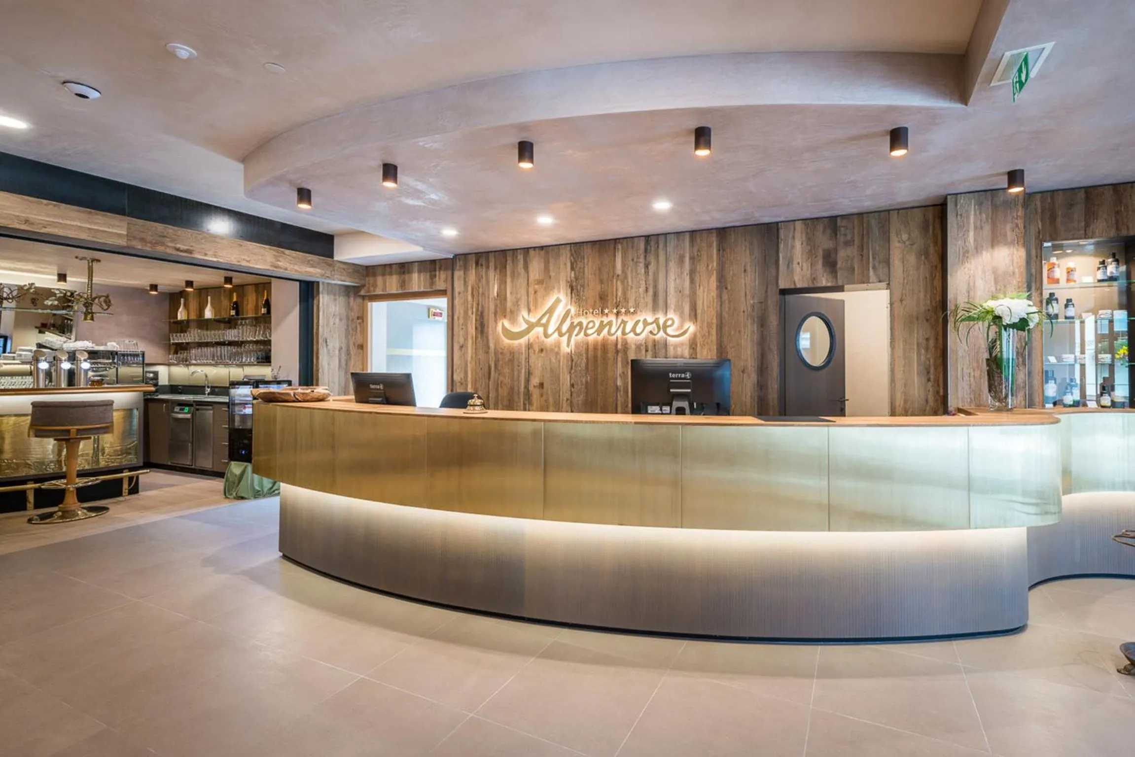 Lobby or reception in Hotel Alpenrose