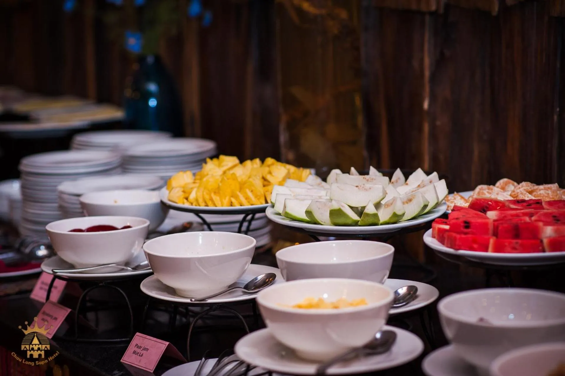 Buffet breakfast in Chau Long Sapa 2 Hotel