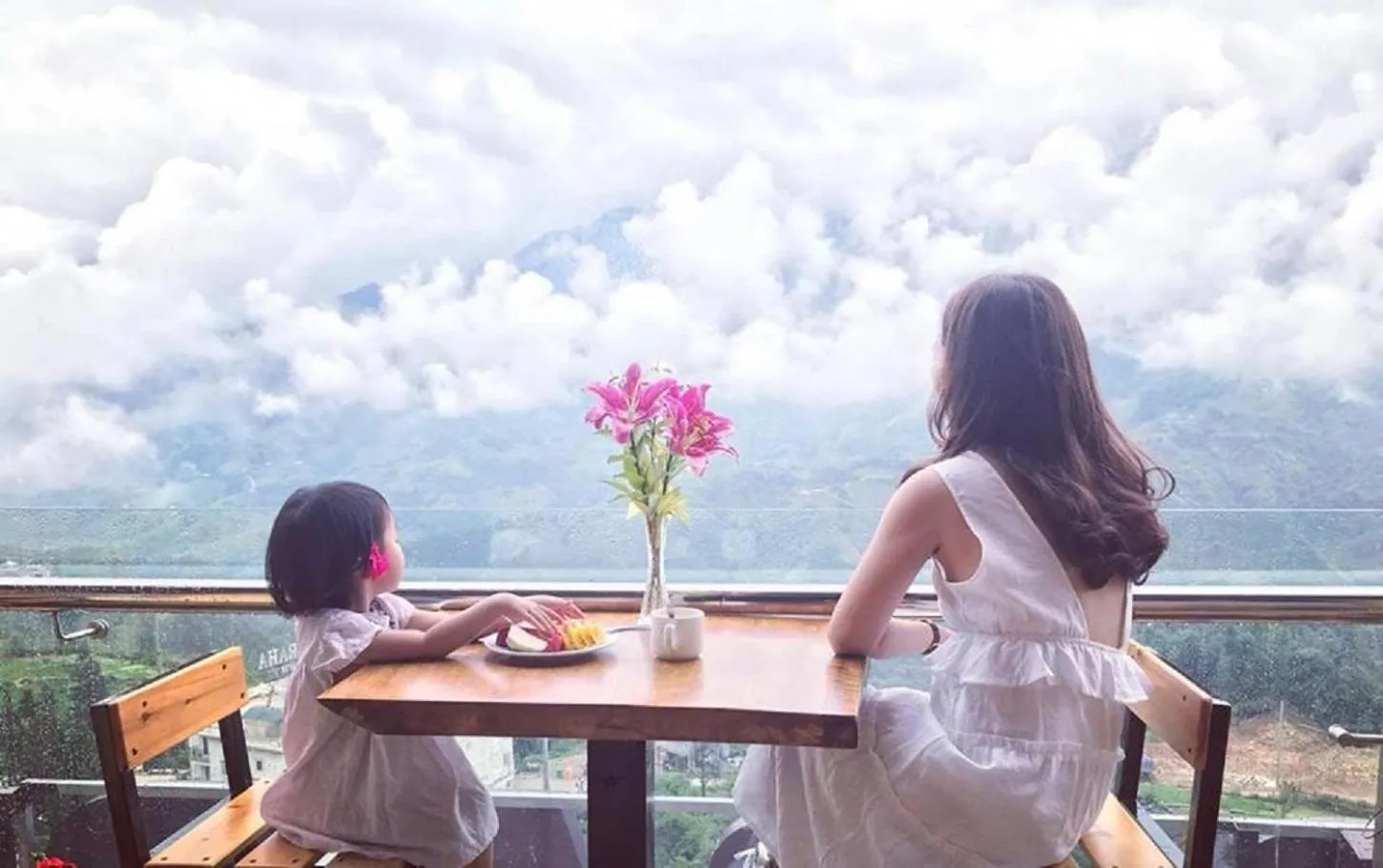 Mountain view in Chau Long Sapa 2 Hotel